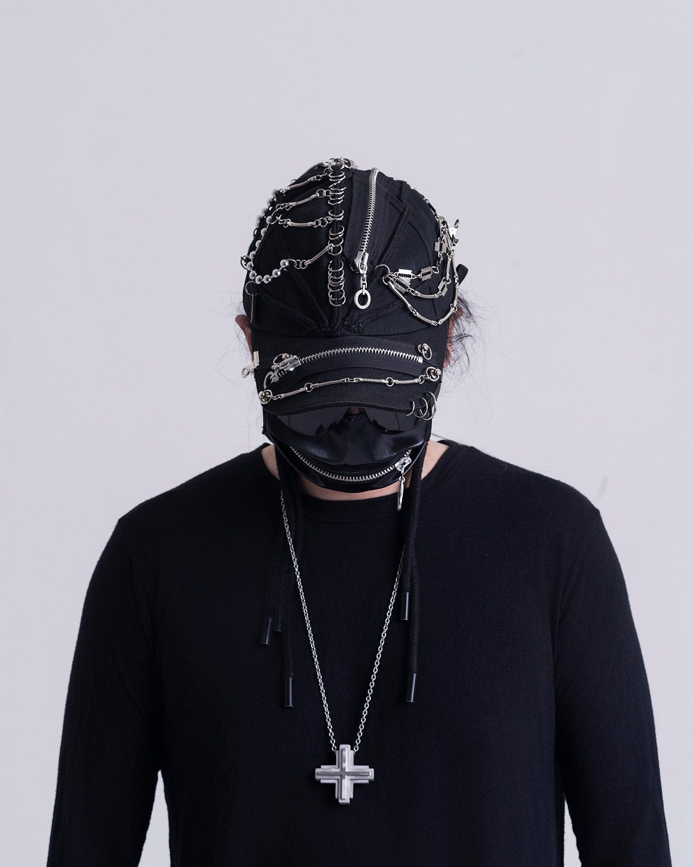 INSIDE OUT Metal String Zip Dreadlock Cap, premium urban and streetwear designers apparel on PROJECTISR.com, INSIDE OUT