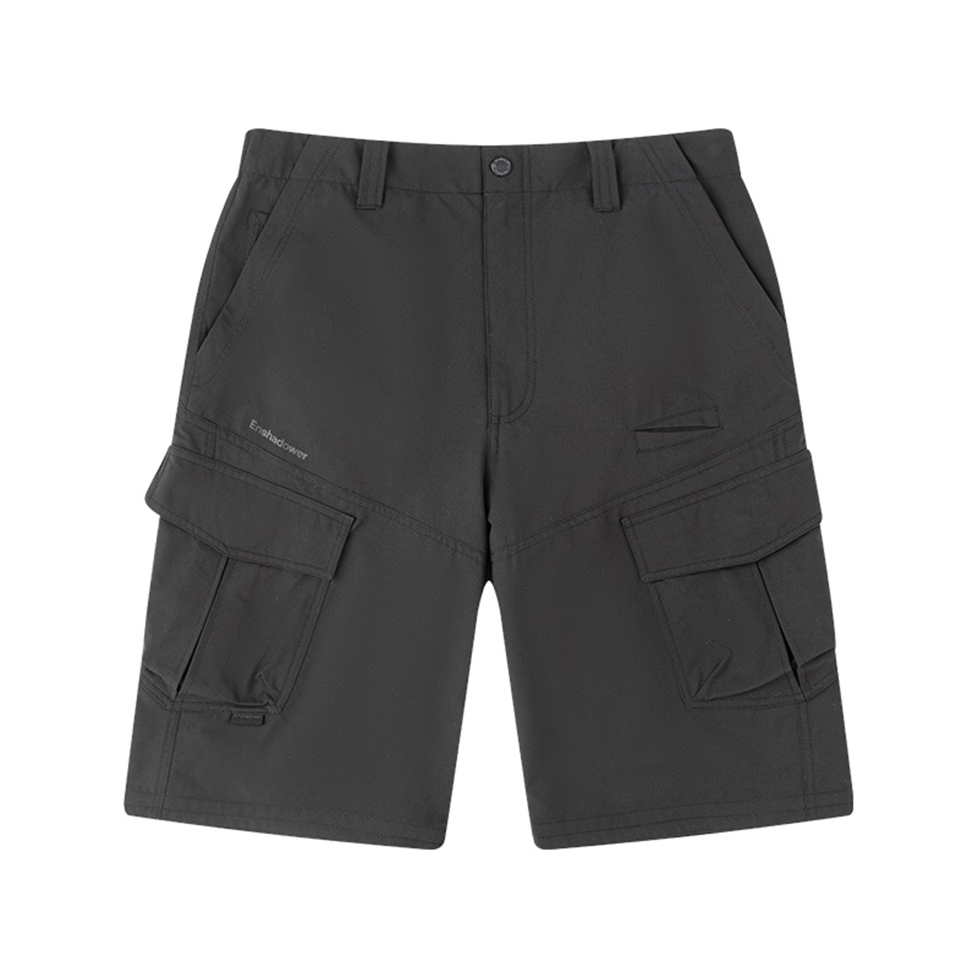 ENSHADOWER Modern Large Pocket Logo Shorts, premium urban and streetwear designers apparel on PROJECTISR.com, ENSHADOWER