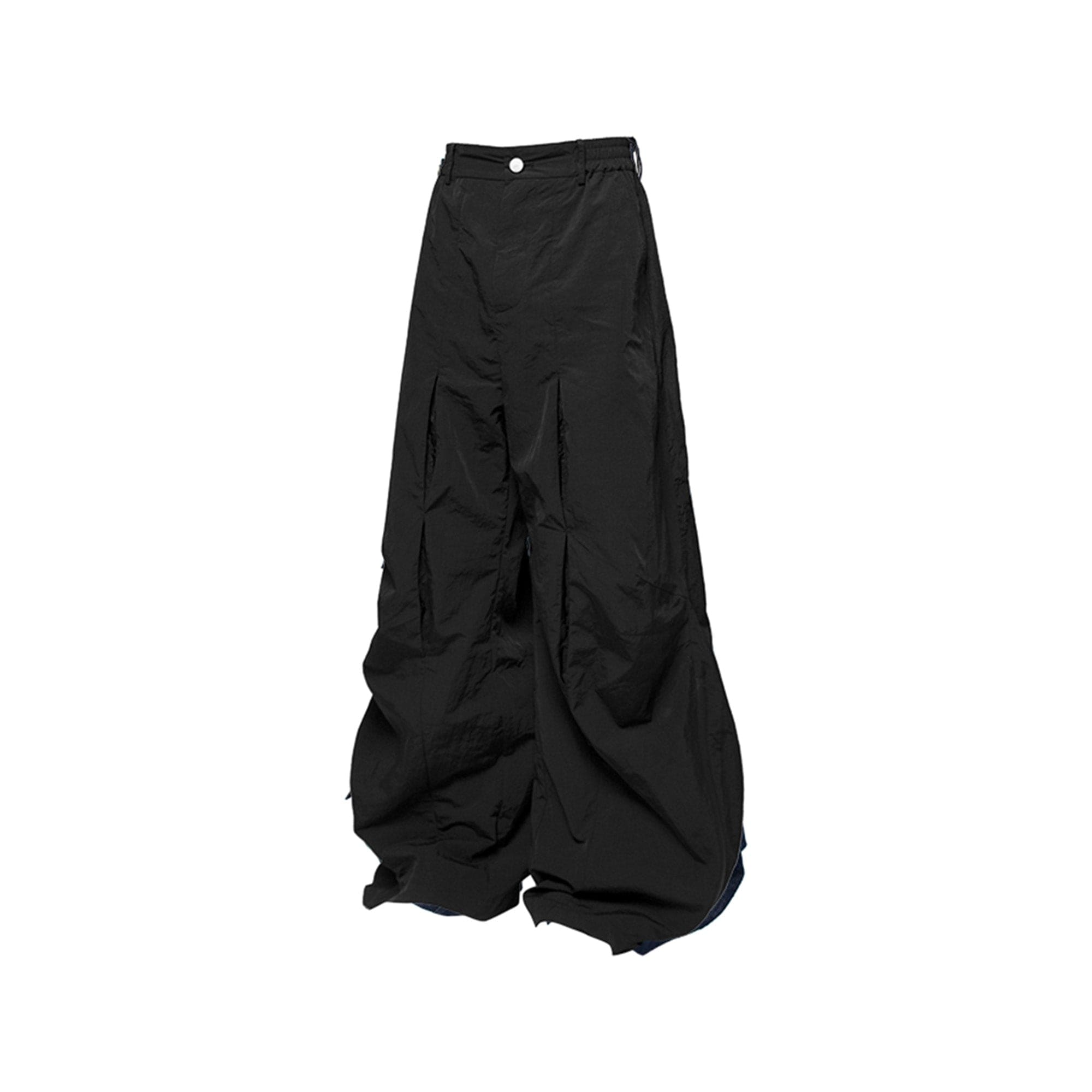 RELABEL The Cocoon Deconstructed Pleated Zipper Pants, premium urban and streetwear designers apparel on PROJECTISR.com, RELABEL