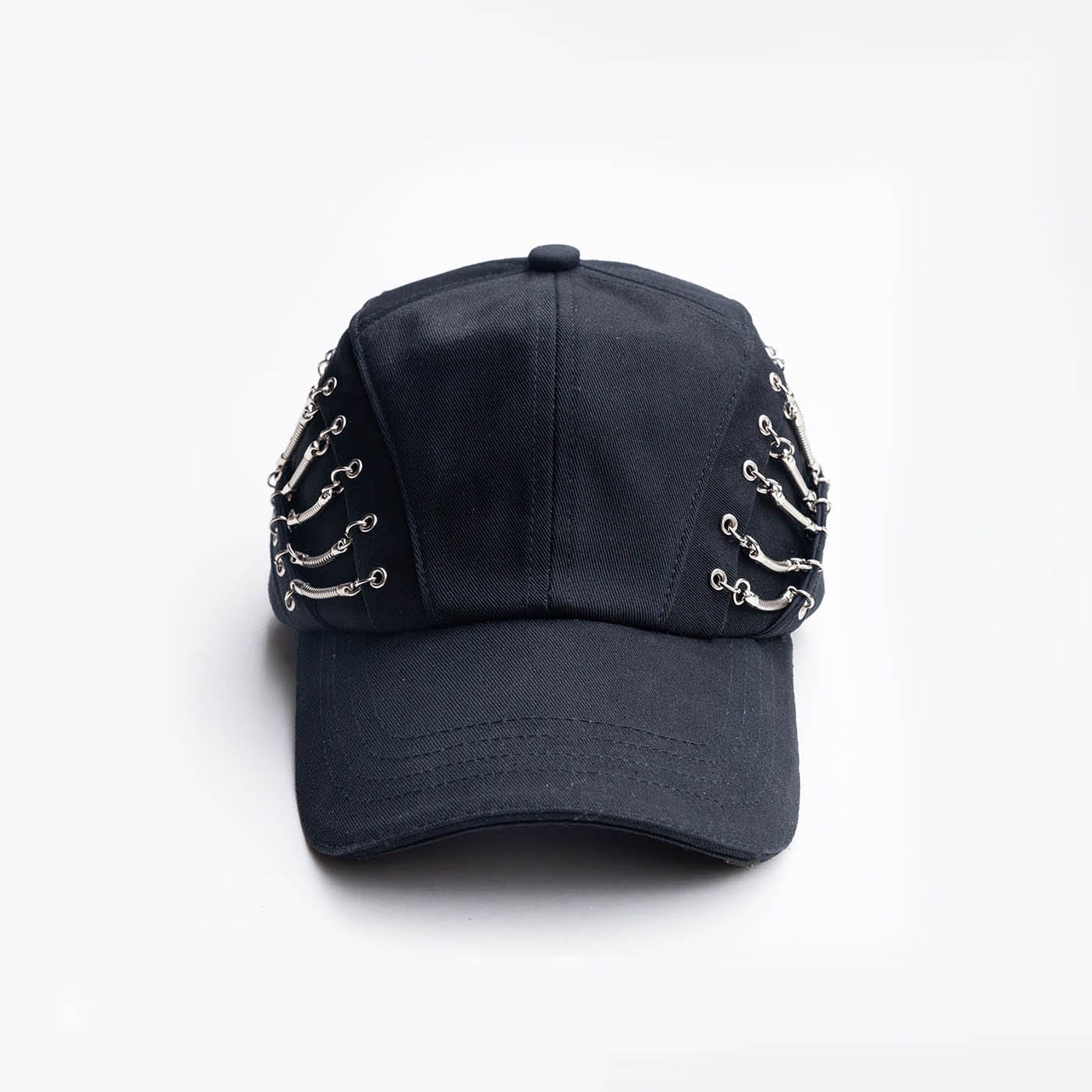 INSIDE OUT Snakebone Clipped Double-Layered Cap, premium urban and streetwear designers apparel on PROJECTISR.com, INSIDE OUT