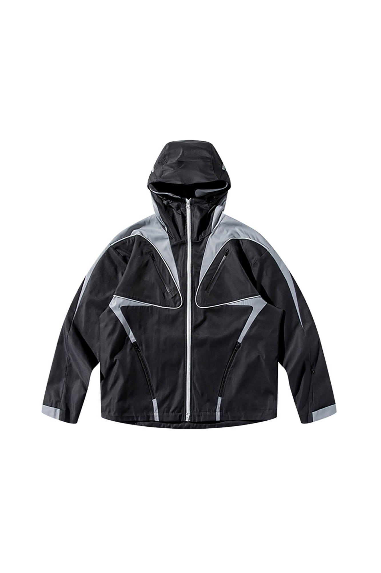 ENSHADOWER Spliced Multi-Pocket Waterproof Hooded Jacket, premium urban and streetwear designers apparel on PROJECTISR.com, ENSHADOWER