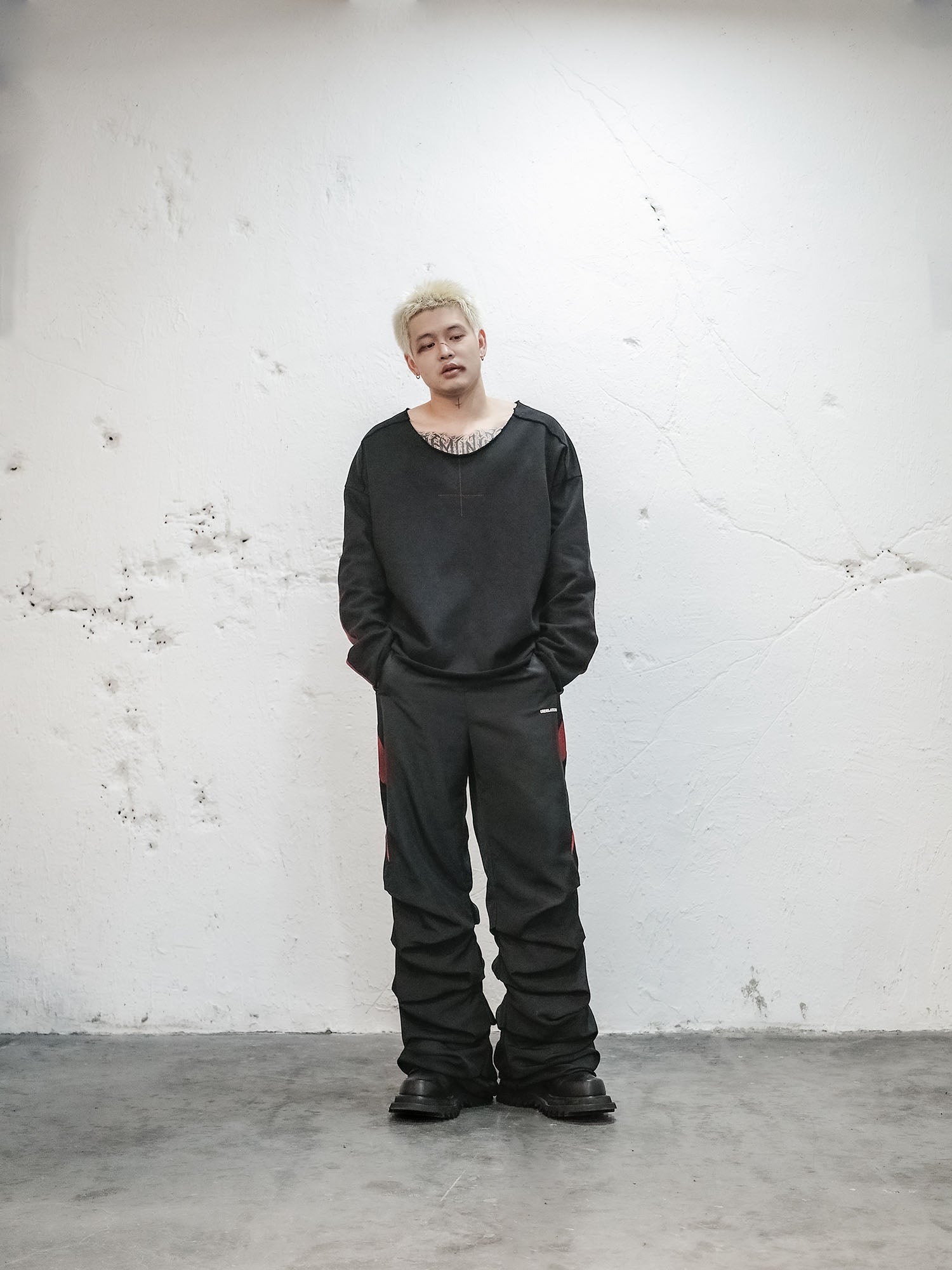 UNDERWATER Bloodfang Ruched Oversized Sweatpants