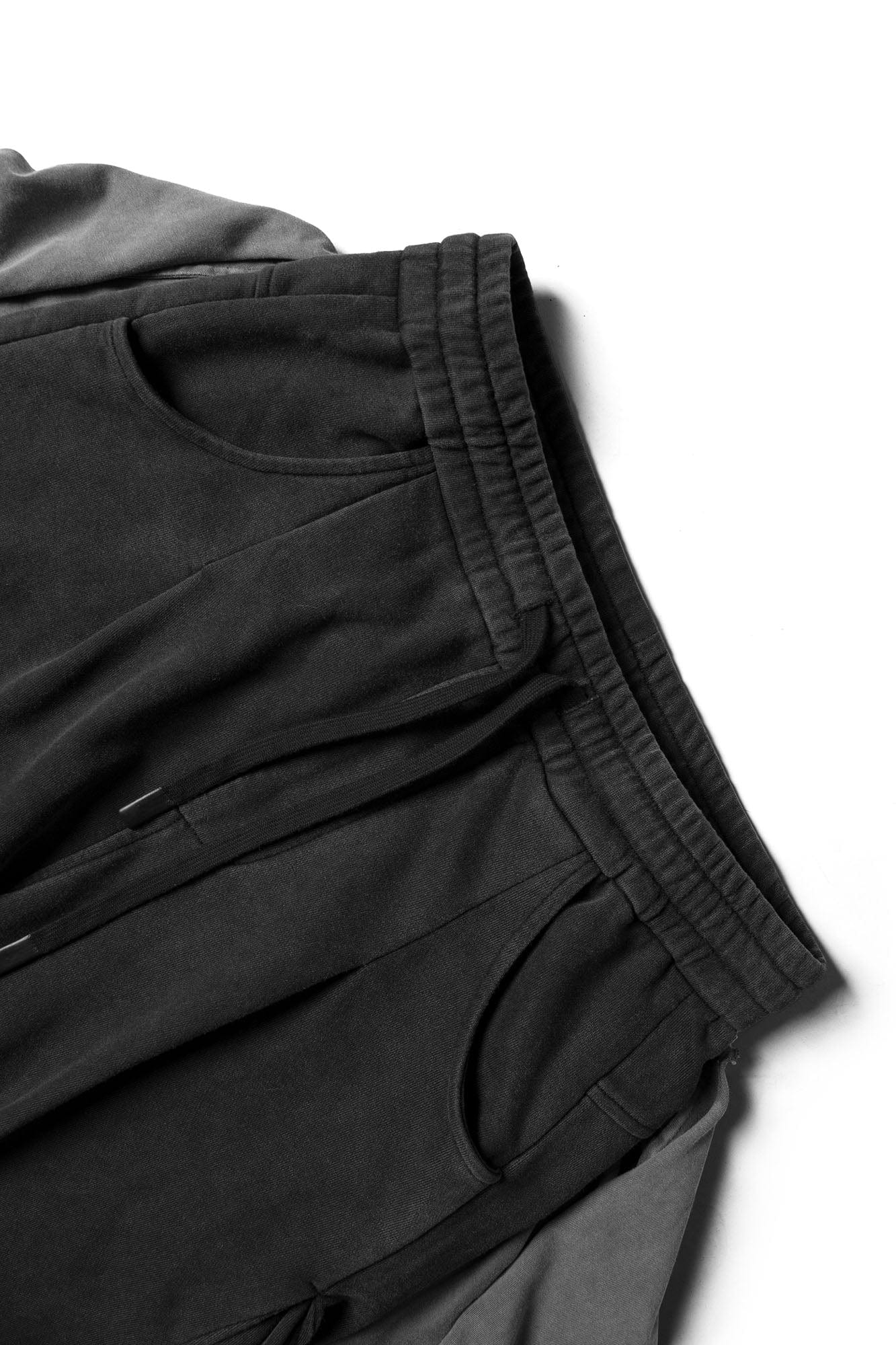 RELABEL Detachable Drape Multi-Pocket Drawstring Shorts, premium urban and streetwear designers apparel on PROJECTISR.com, RELABEL