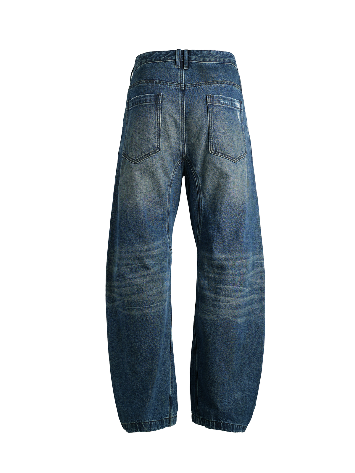 ORGANIC EMOTION Distressed Washed Patchwork Jeans