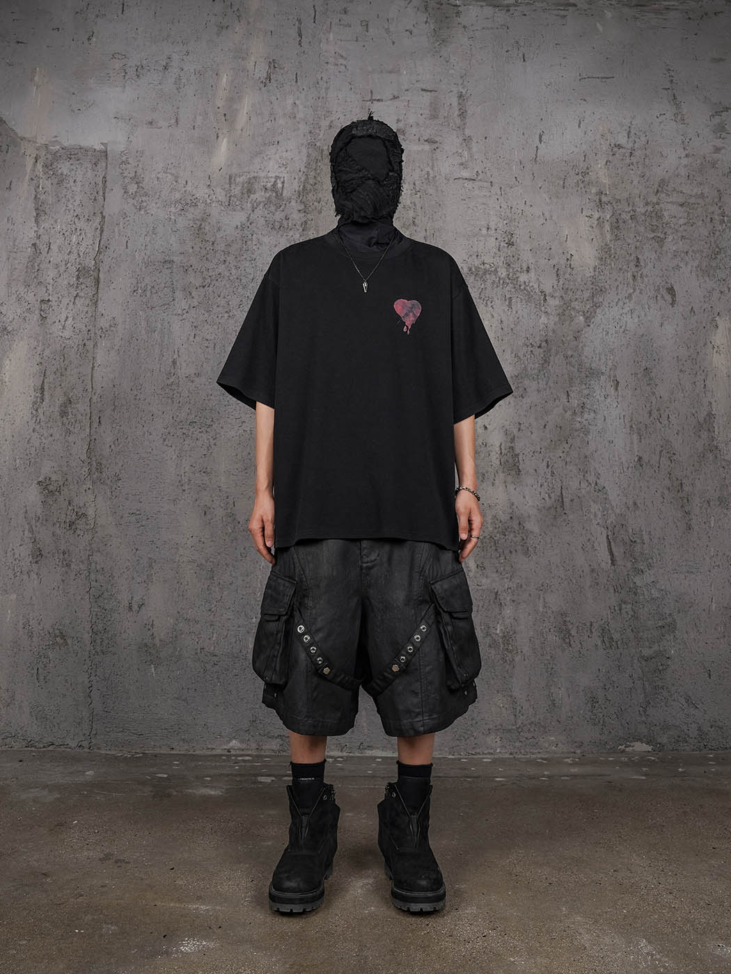 UNDERWATER Bandaged Waxed Shorts, premium urban and streetwear designers apparel on PROJECTISR.com, UNDERWATER