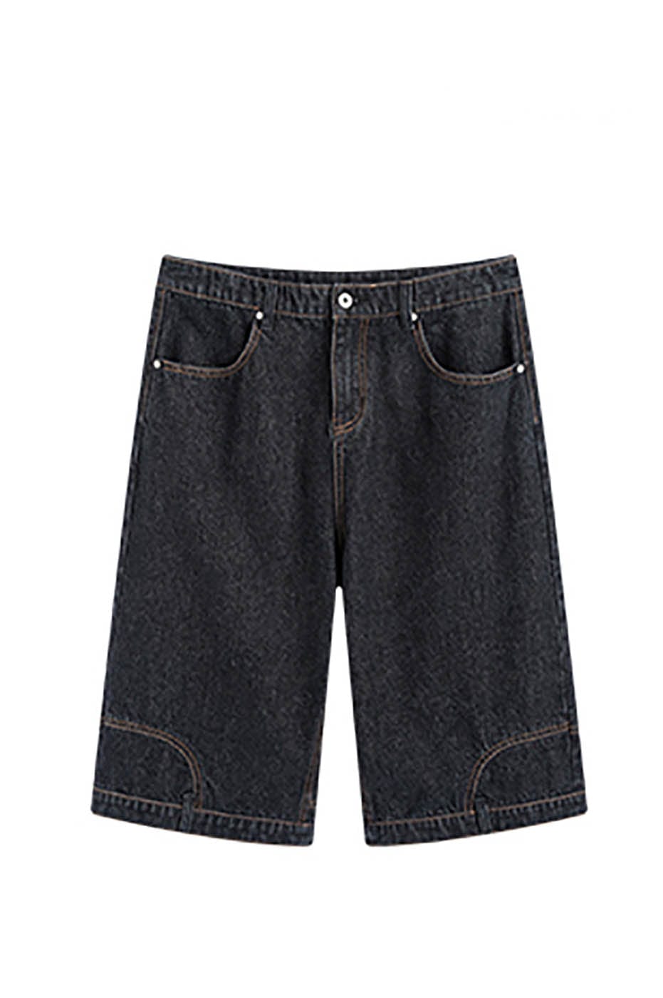 KREATE Inverted Denim Shorts, premium urban and streetwear designers apparel on PROJECTISR.com, KREATE