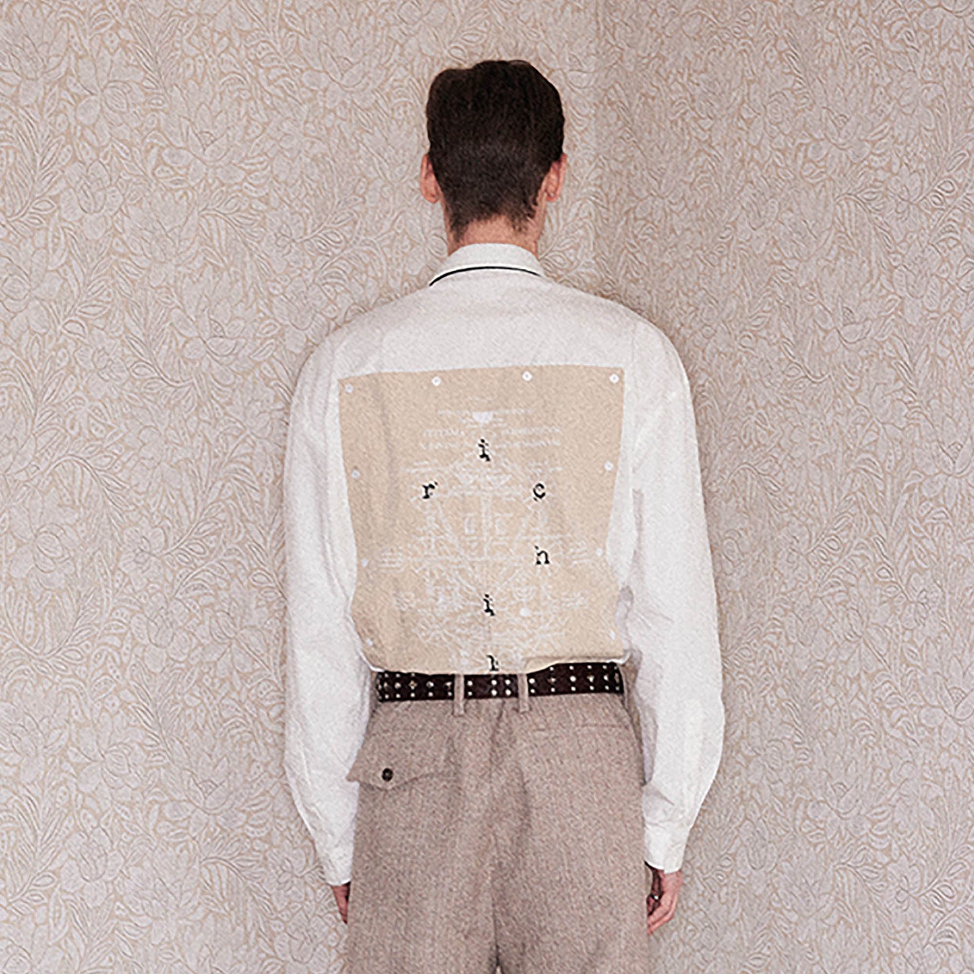 RICHILL Rune Patch-Back Shirt, premium urban and streetwear designers apparel on PROJECTISR.com, RICHILL