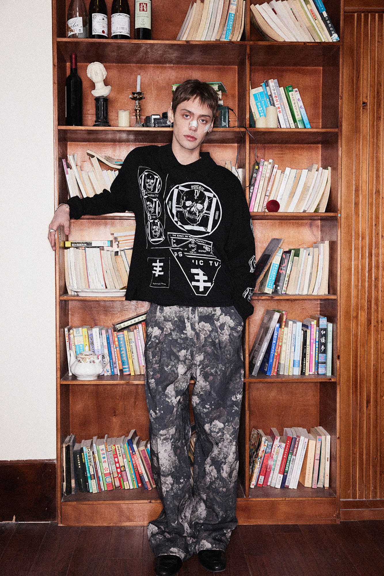 RICHILL Psychic TV Graphic Long-Sleeve Tee, premium urban and streetwear designers apparel on PROJECTISR.com, RICHILL