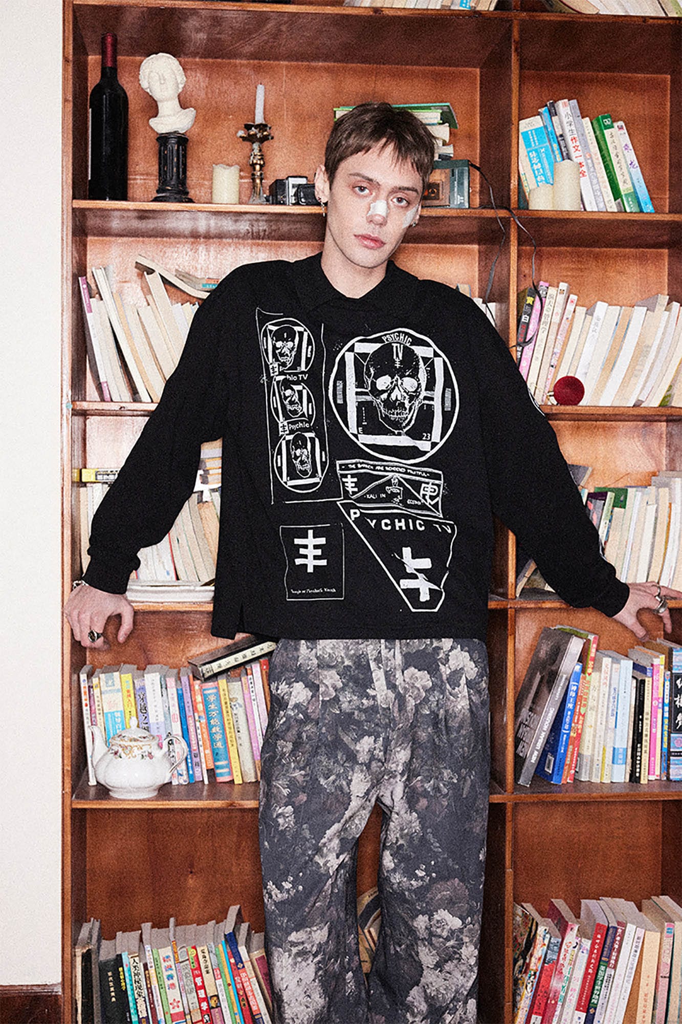 RICHILL Psychic TV Graphic Long-Sleeve Tee, premium urban and streetwear designers apparel on PROJECTISR.com, RICHILL