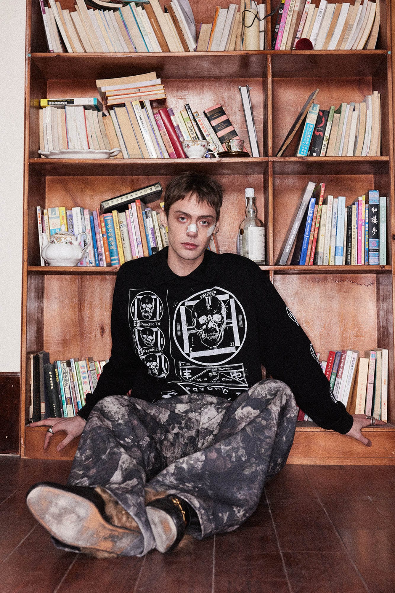 RICHILL Psychic TV Graphic Long-Sleeve Tee, premium urban and streetwear designers apparel on PROJECTISR.com, RICHILL