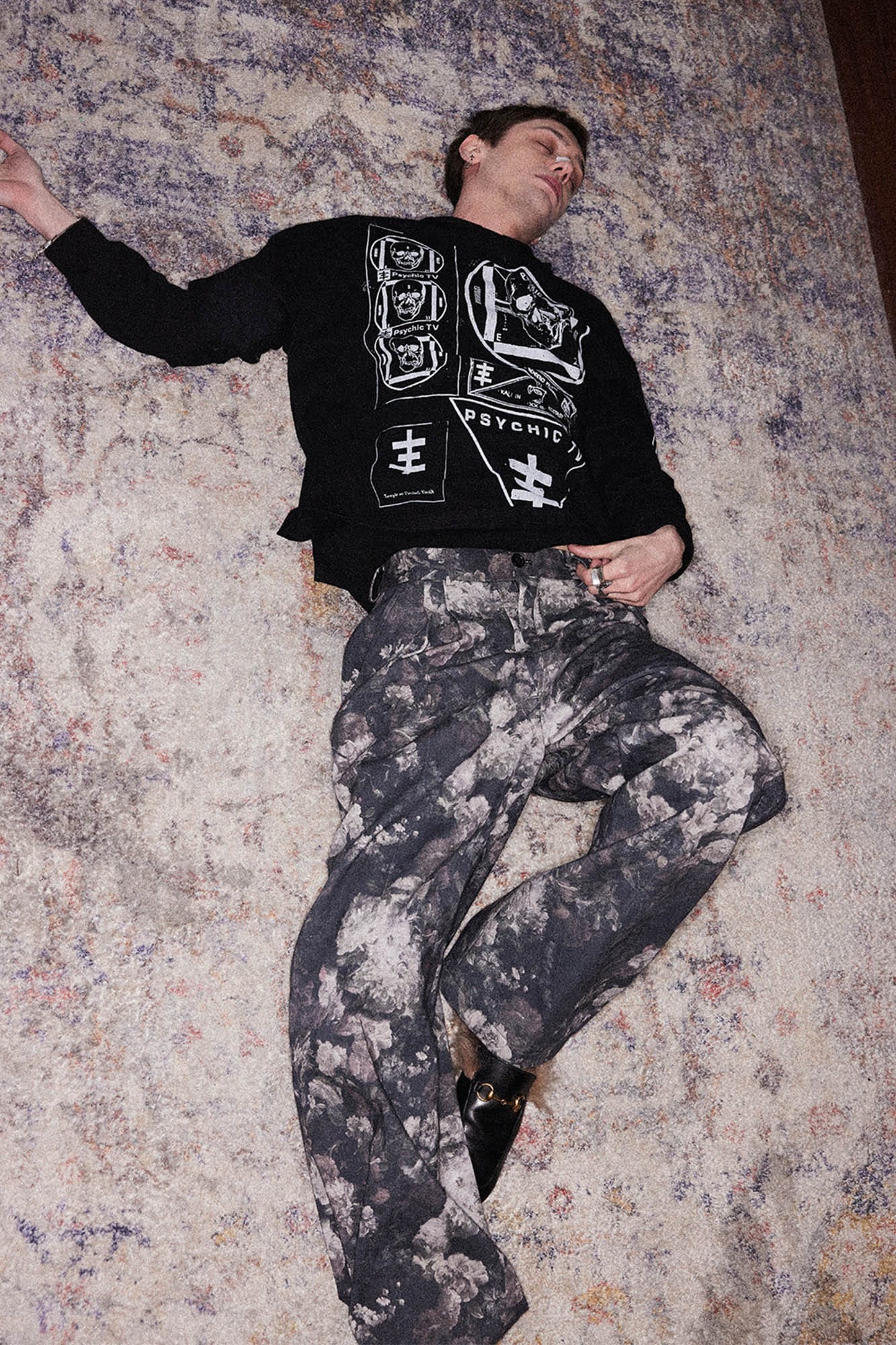 RICHILL Psychic TV Graphic Long-Sleeve Tee, premium urban and streetwear designers apparel on PROJECTISR.com, RICHILL