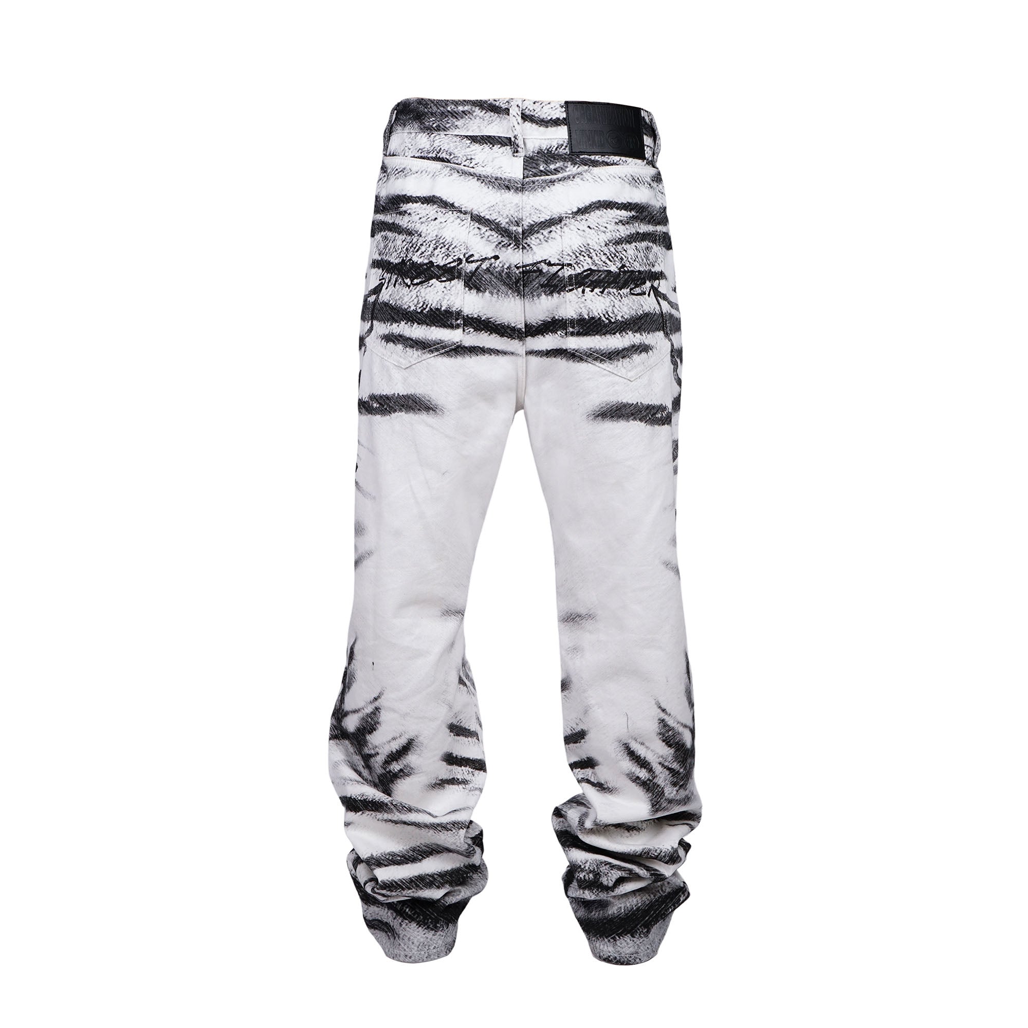VINKID Tiger Camo Peace Dove Straight-Leg Pants