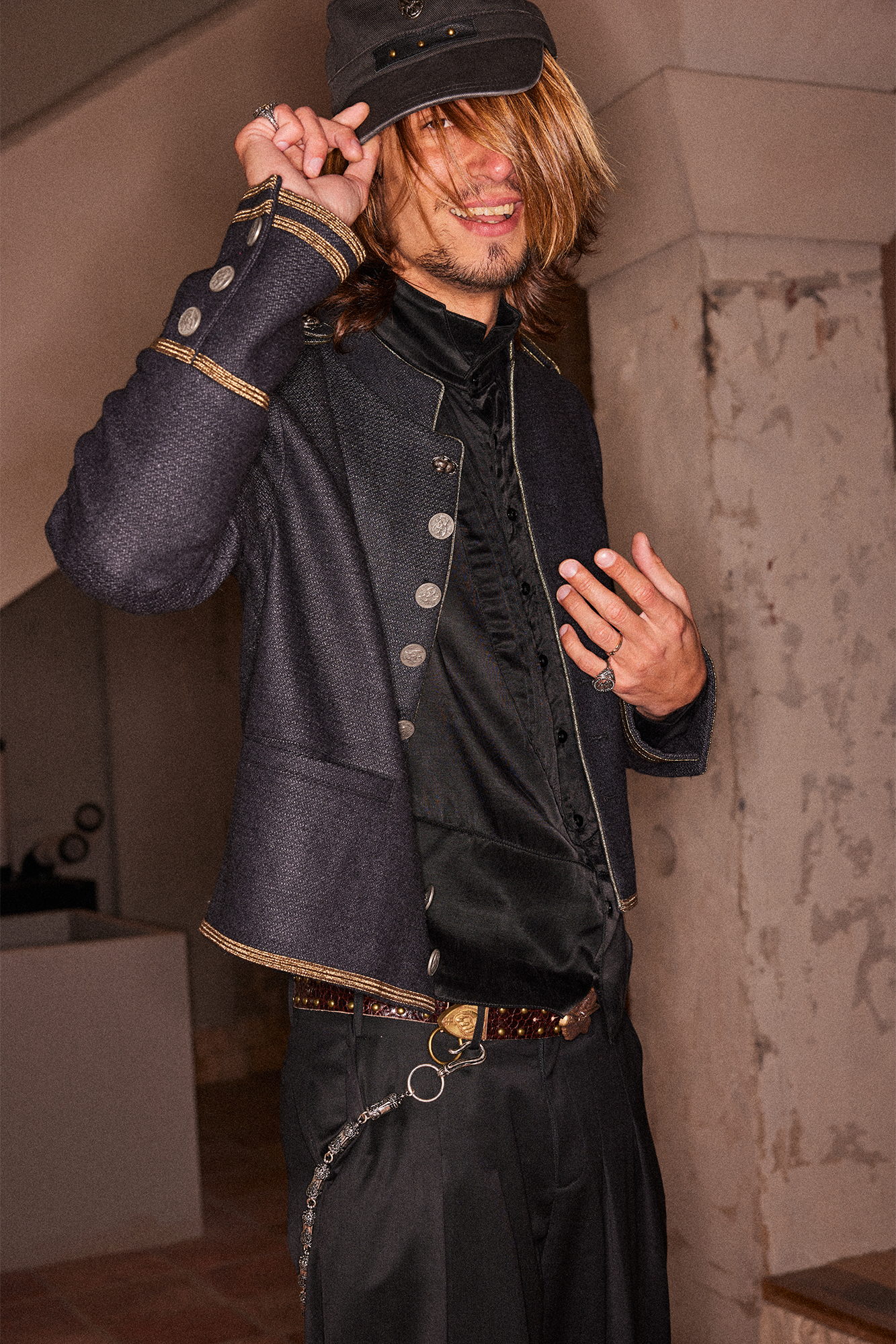 RICHILL Regal Button-Up Wool Court Jacket, premium urban and streetwear designers apparel on PROJECTISR.com, RICHILL