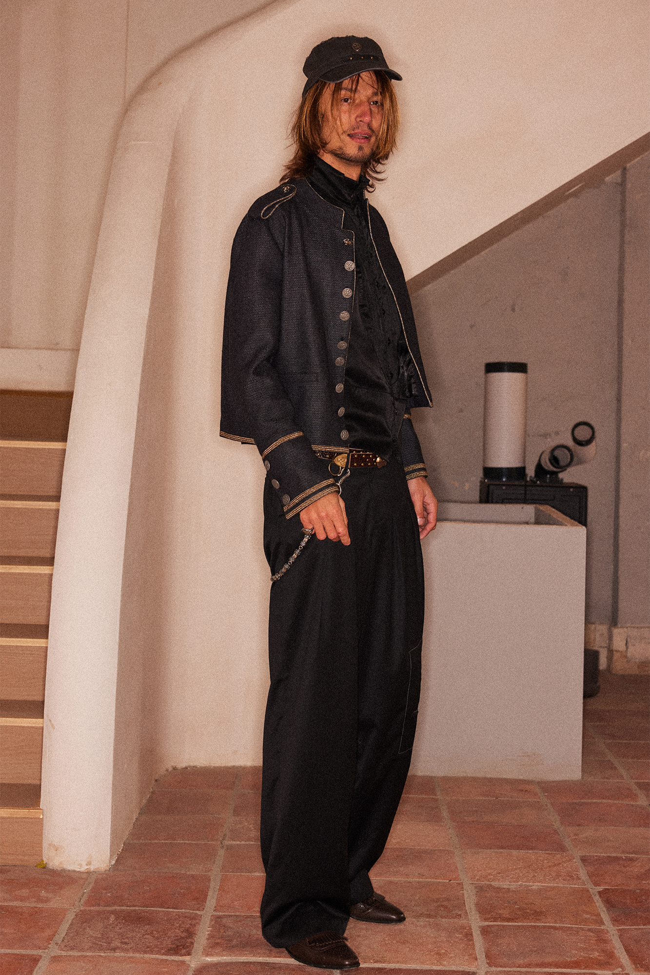 RICHILL Regal Button-Up Wool Court Jacket, premium urban and streetwear designers apparel on PROJECTISR.com, RICHILL