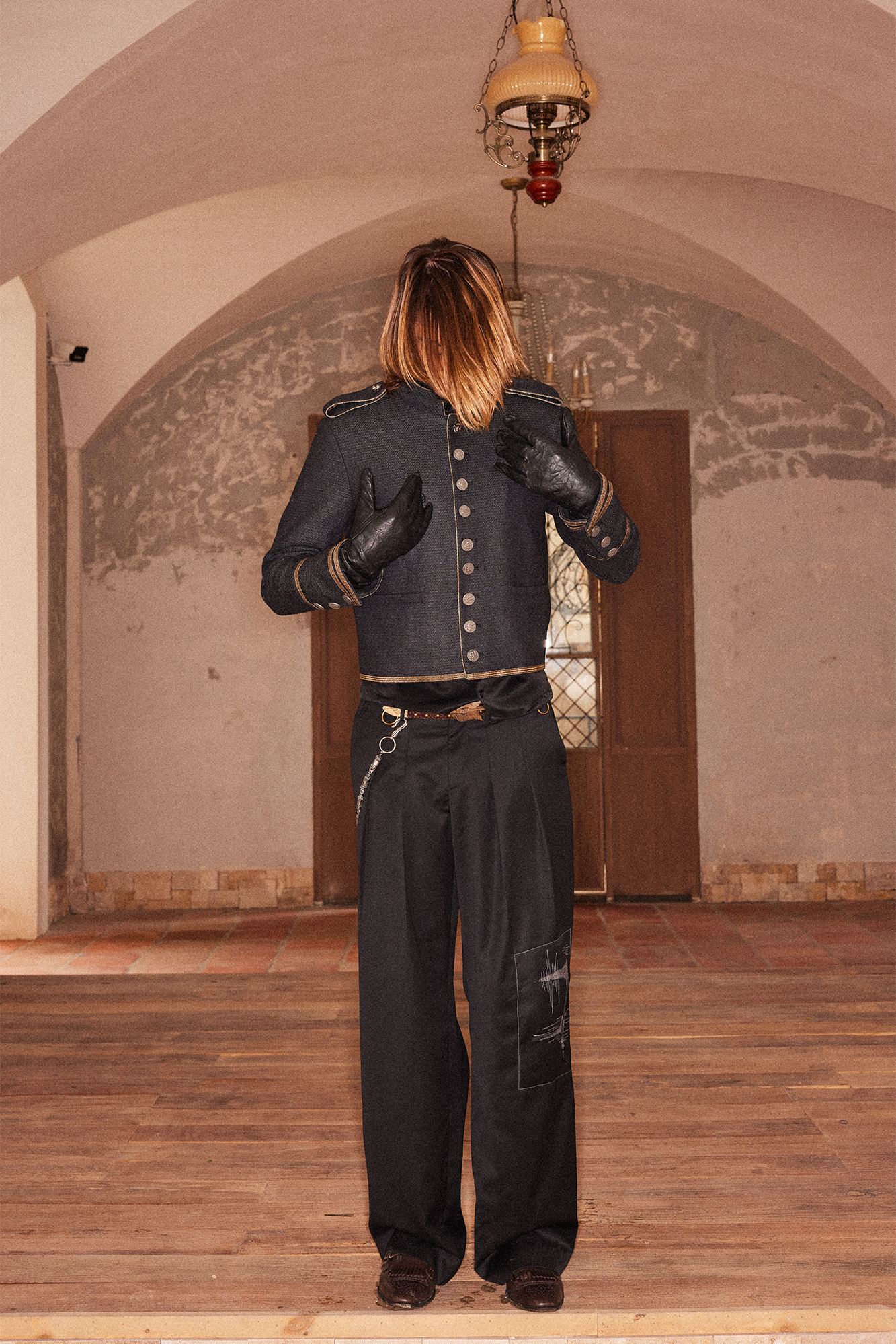 RICHILL Regal Button-Up Wool Court Jacket, premium urban and streetwear designers apparel on PROJECTISR.com, RICHILL