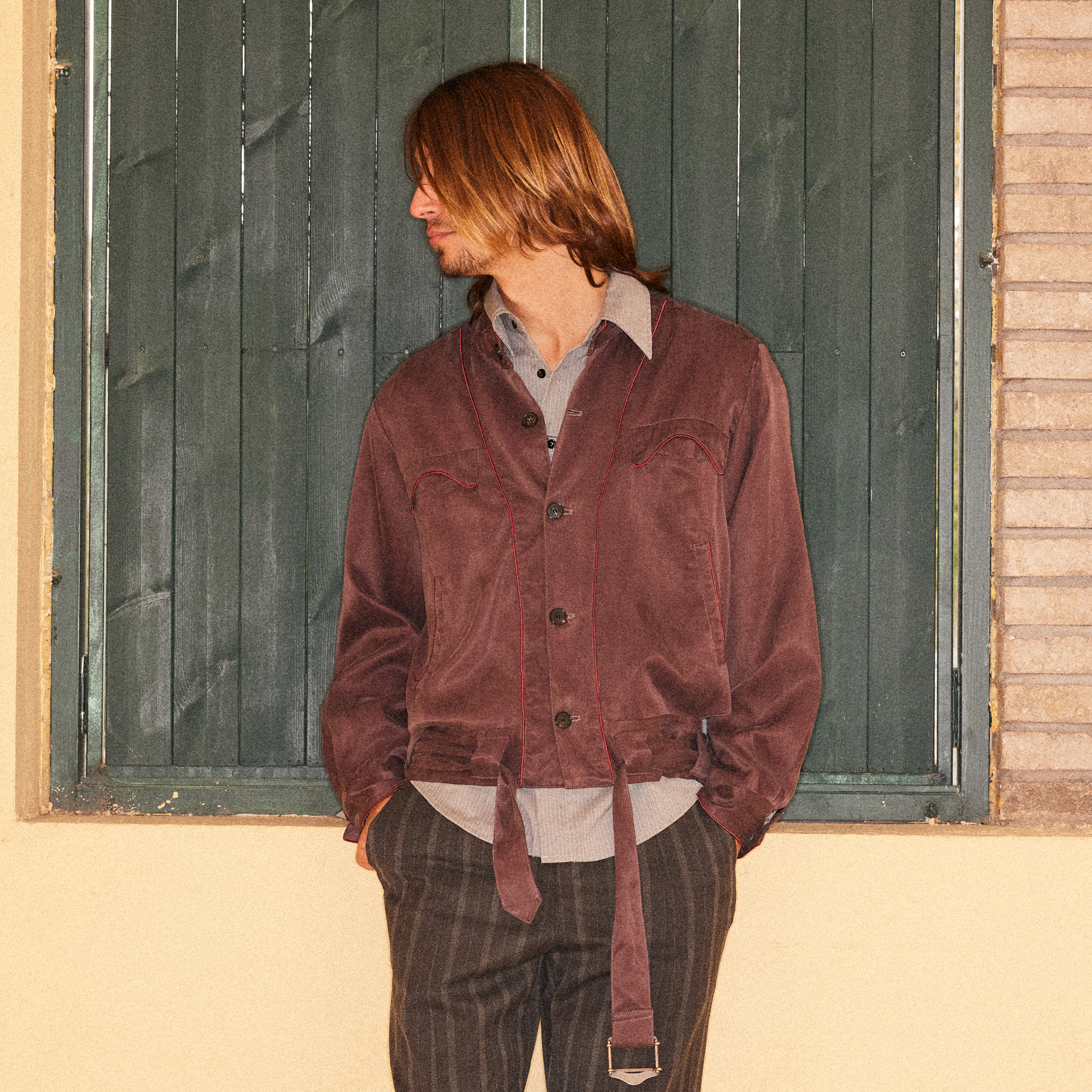 RICHILL Contrast Piped Stand-Collar Jacket, premium urban and streetwear designers apparel on PROJECTISR.com, RICHILL