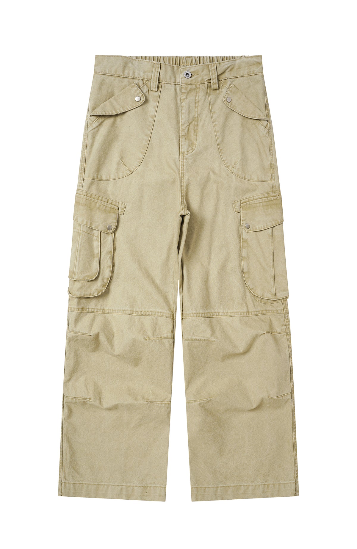 BOTANICA Deconstructed Multi-Pocket Washed Cargo Jeans