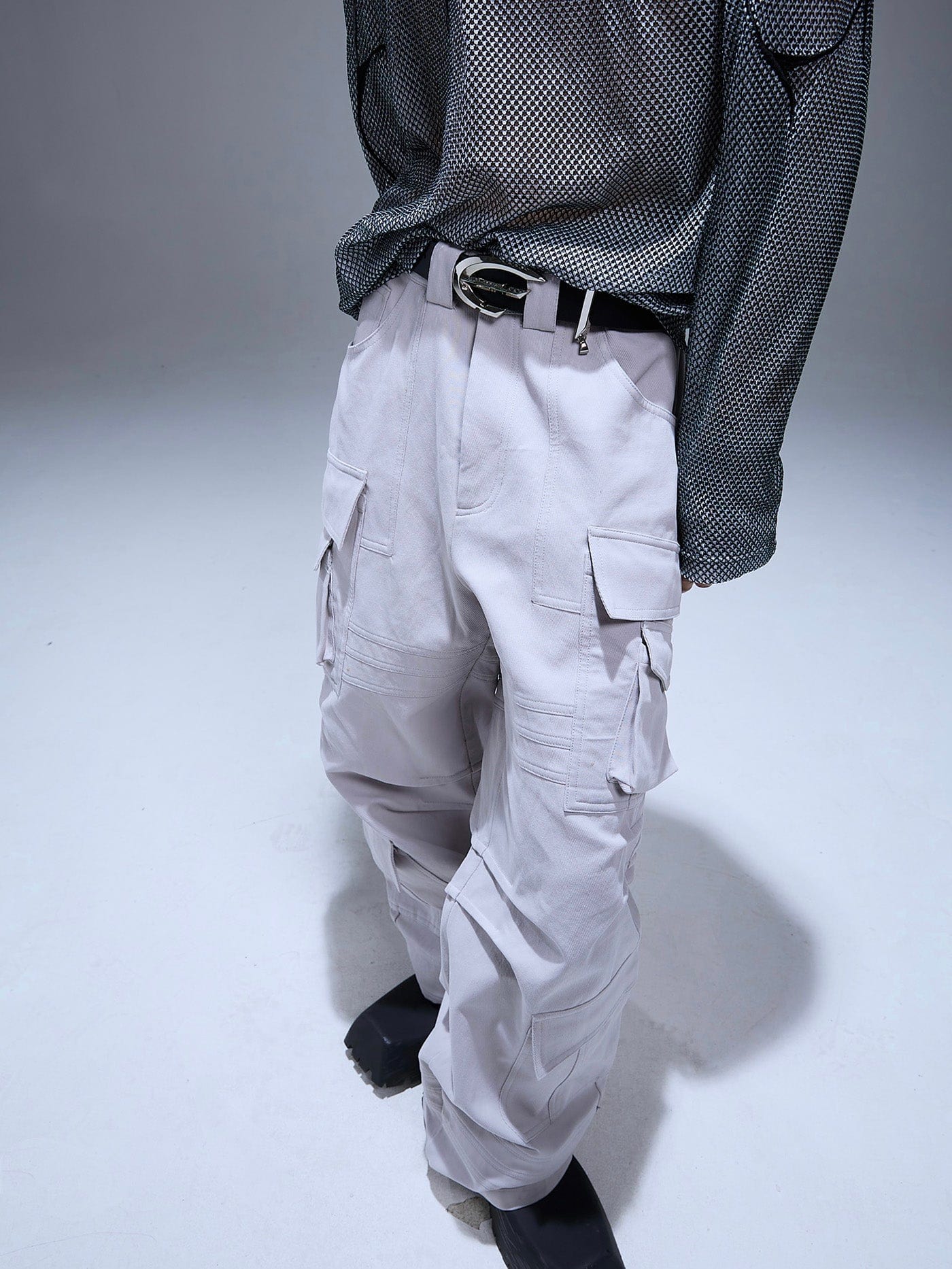 FLYERRER Metal Claw Buckle Leather Belt, premium urban and streetwear designers apparel on PROJECTISR.com, FLYERRER