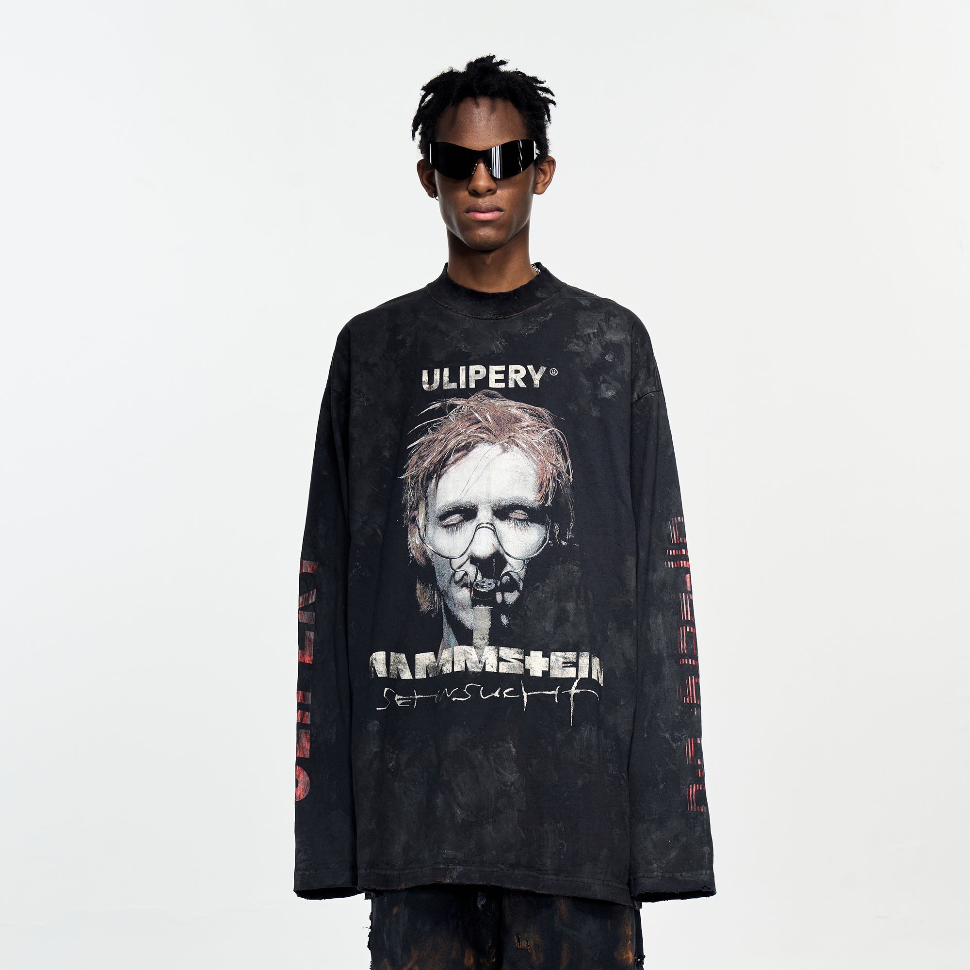 ULIPERY Rammstein Closing Eyes Long Sleeve Tee