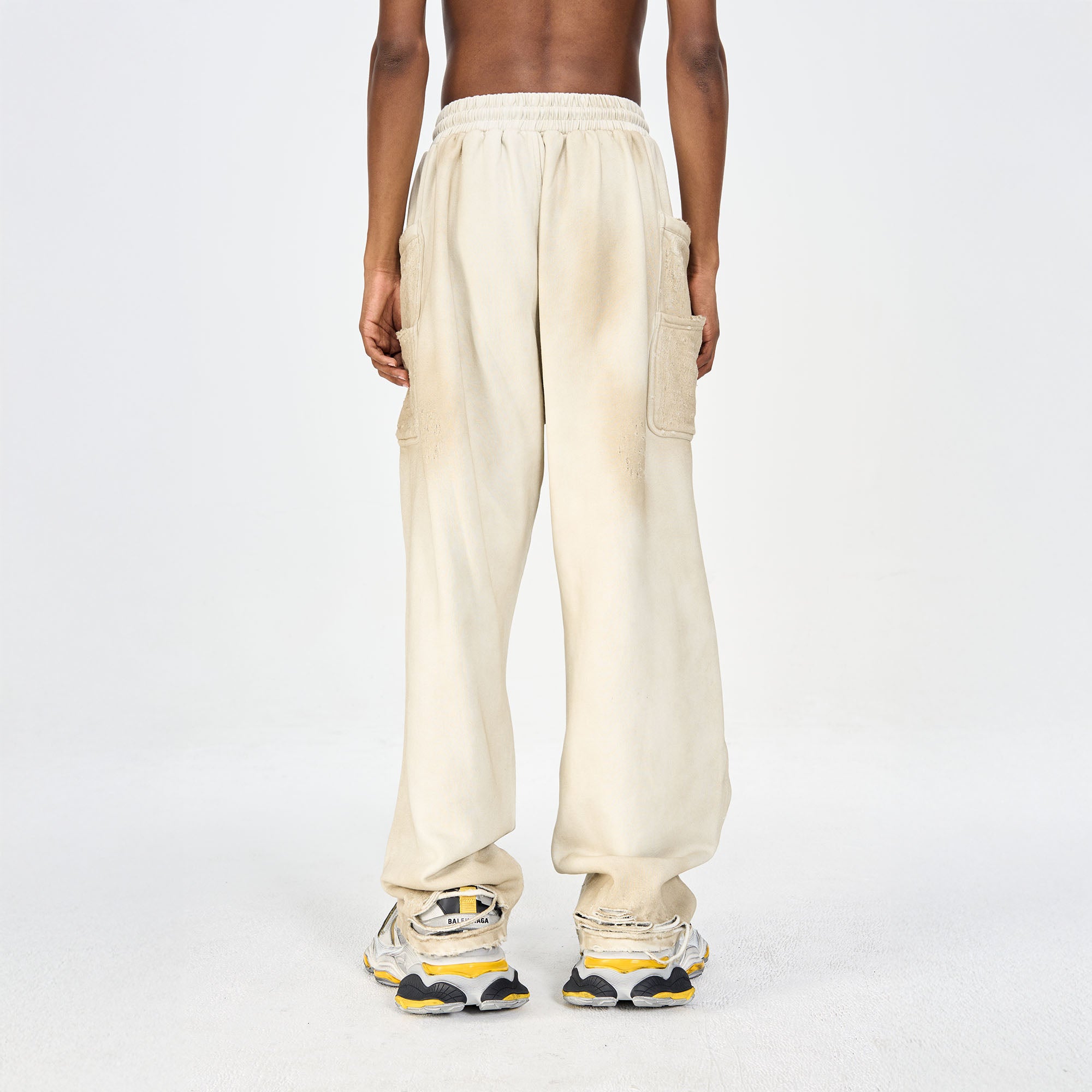 ULIPERY Dirty Fit Distressed Glow Sweatpants