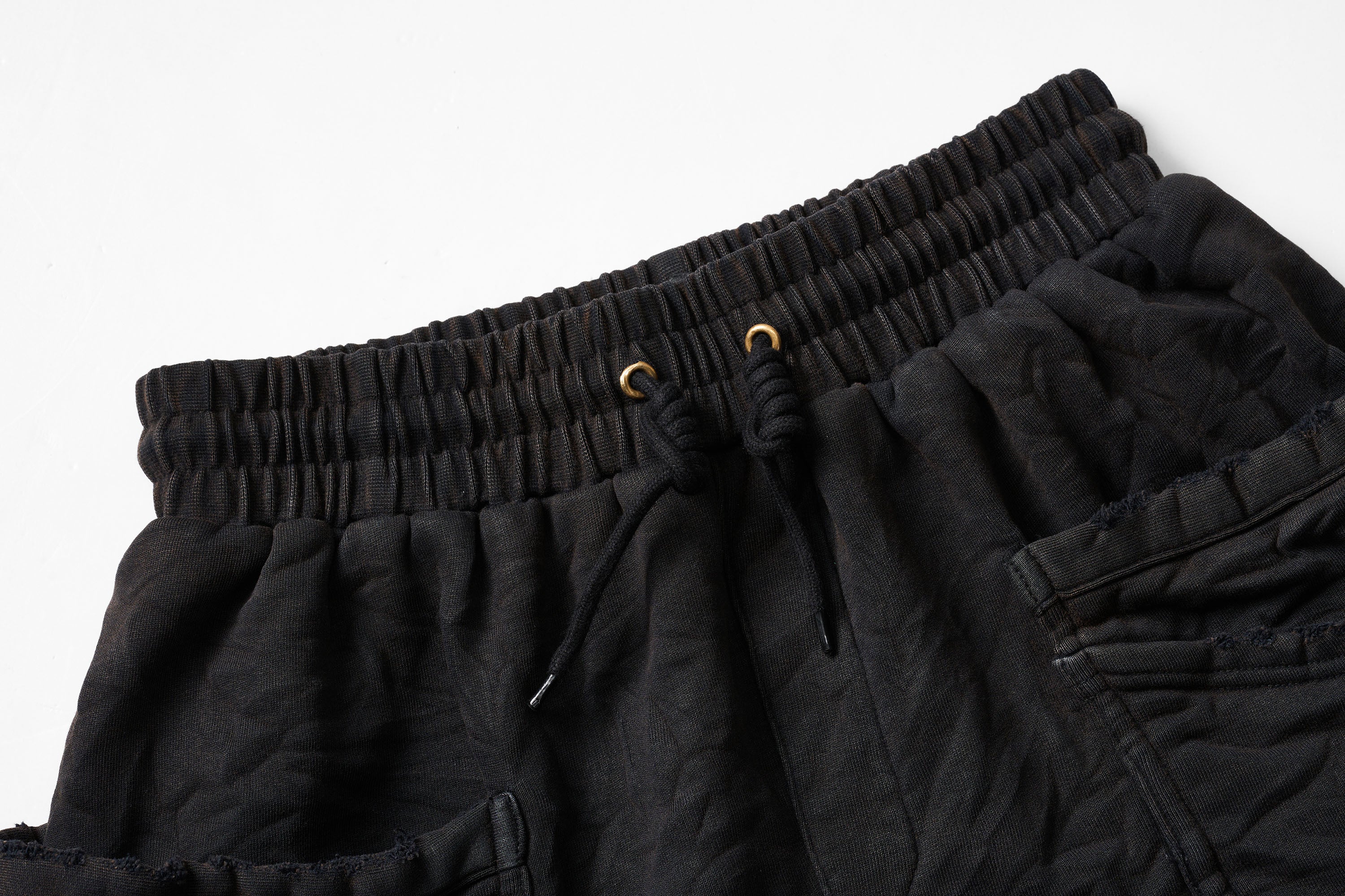 ULIPERY Distressed Glow Crinkled Sweatpants