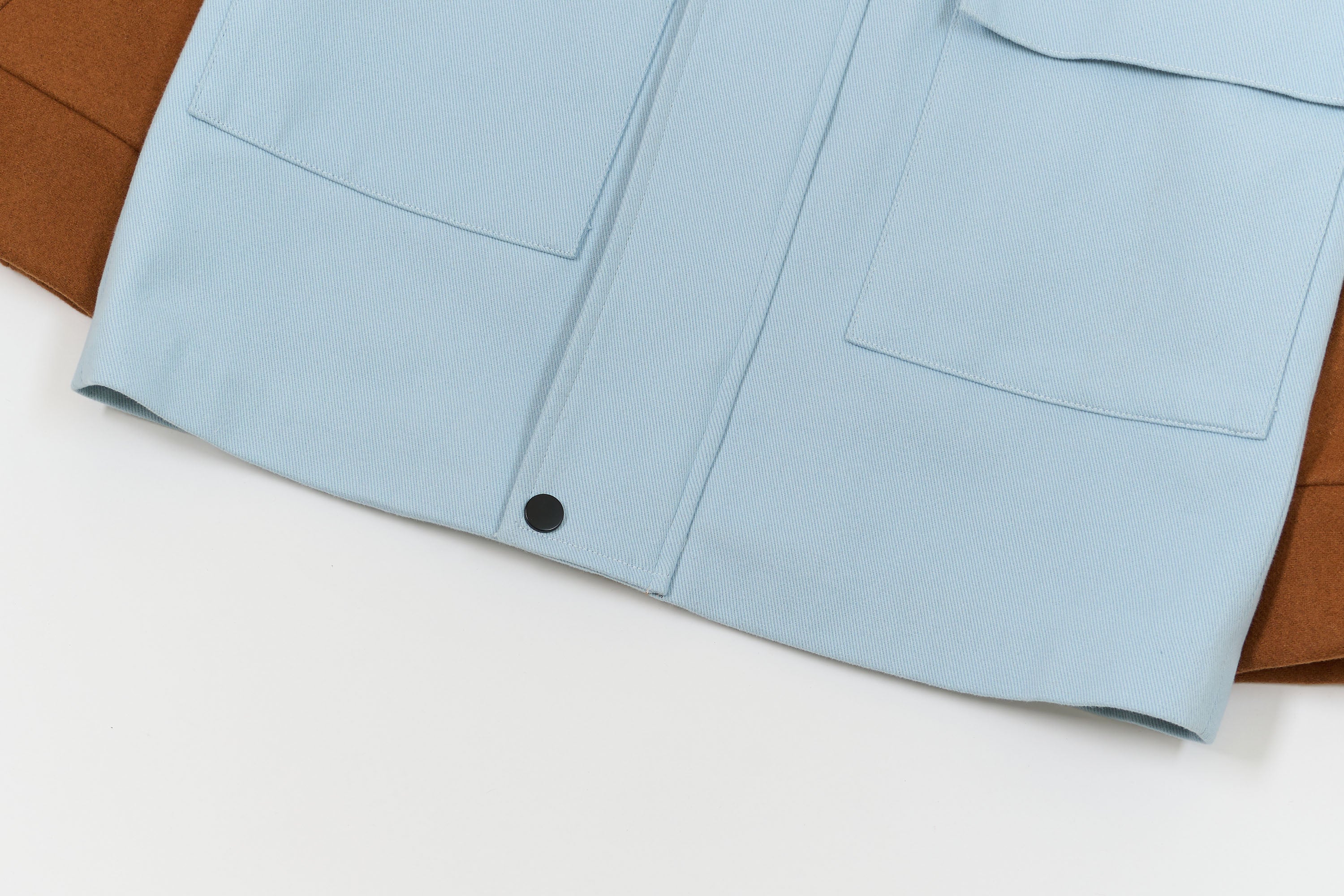 WIID Contrast Panel Wool-Blend Jacket, premium urban and streetwear designers apparel on PROJECTISR.com, WIID