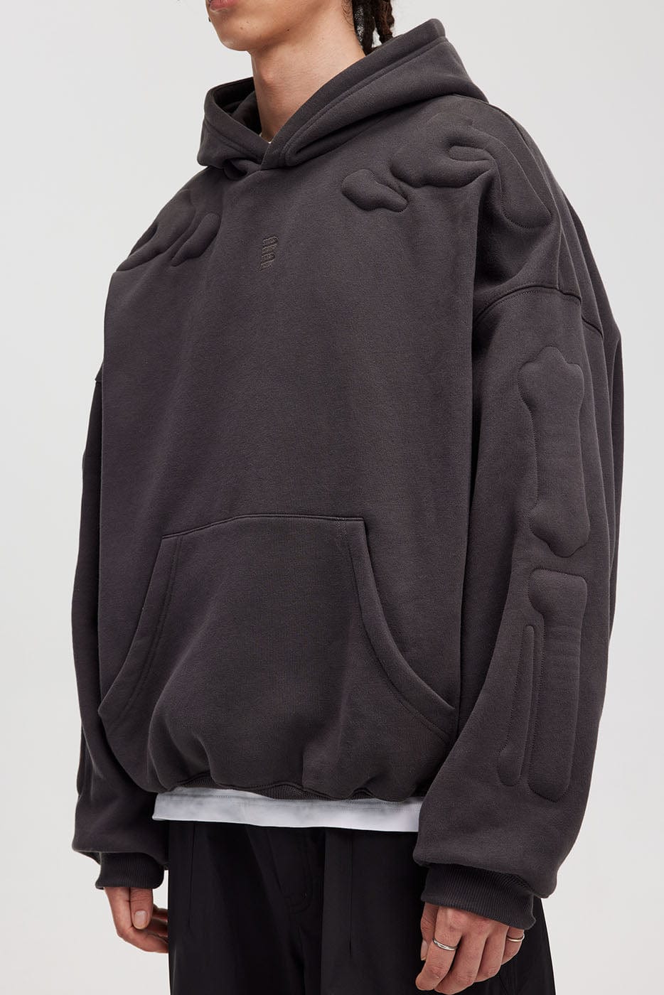 BONELESS 3D Bone Hoodie, premium urban and streetwear designers apparel on PROJECTISR.com, BONELESS