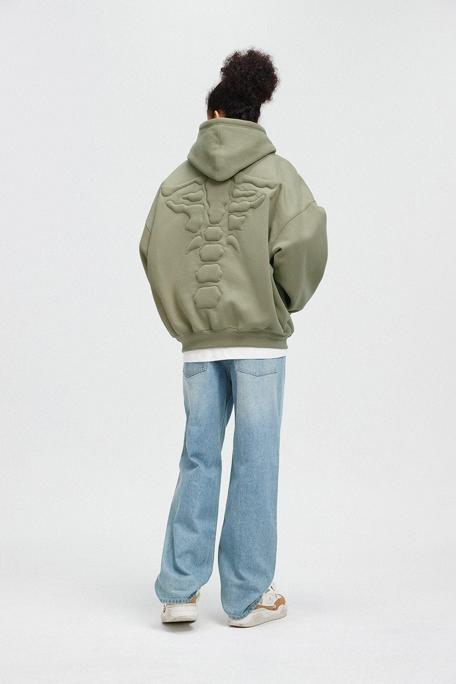 BONELESS 3D Bone Hoodie, premium urban and streetwear designers apparel on PROJECTISR.com, BONELESS