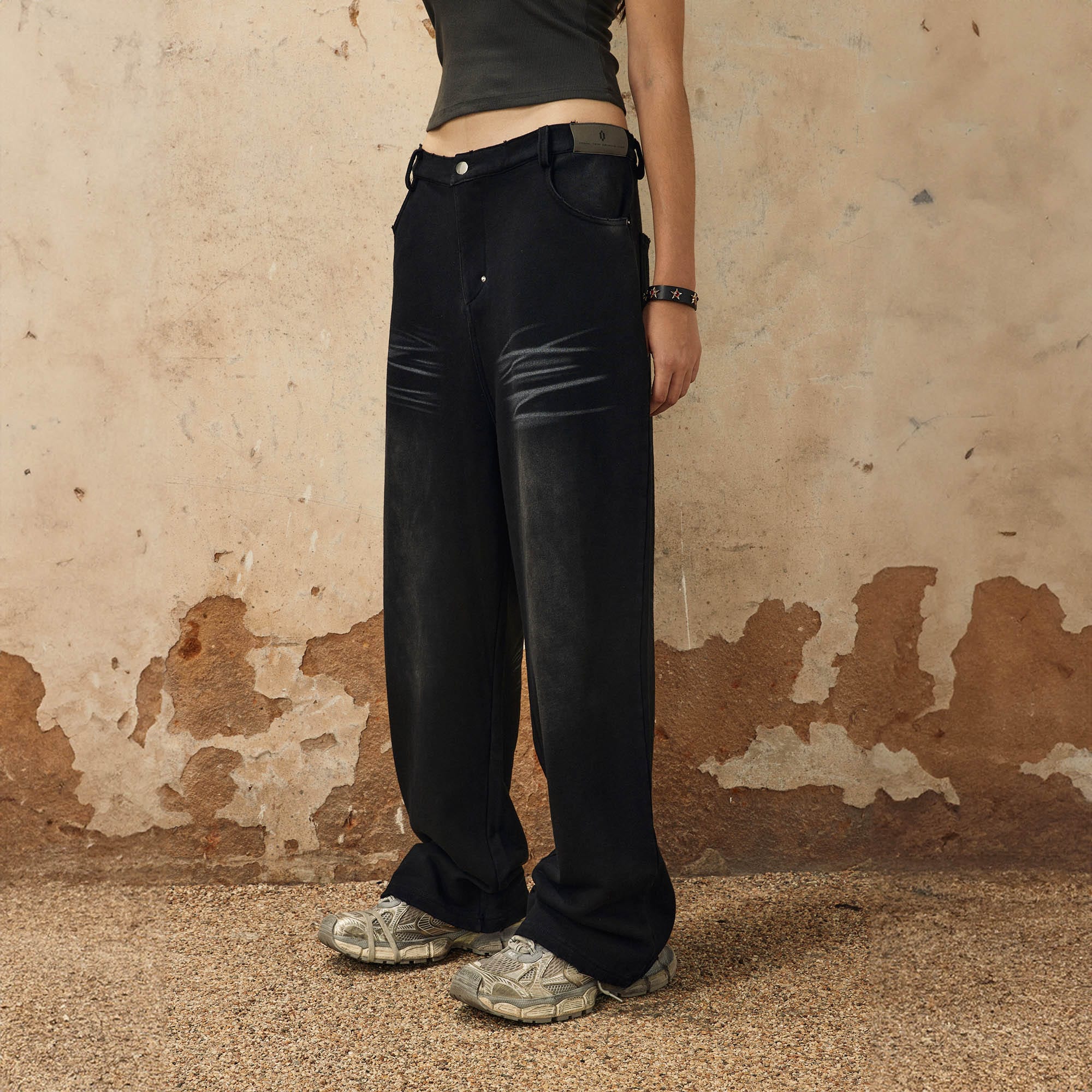 OVDY Distressed Scratched Jeans, premium urban and streetwear designers apparel on PROJECTISR.com, OVDY
