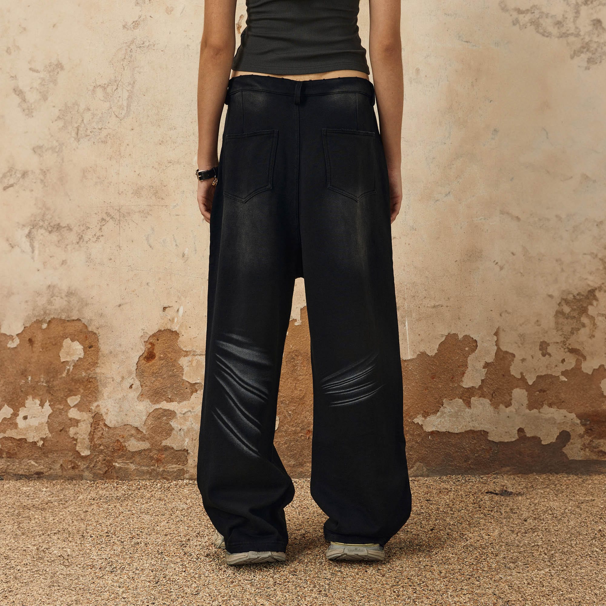 OVDY Distressed Scratched Jeans, premium urban and streetwear designers apparel on PROJECTISR.com, OVDY