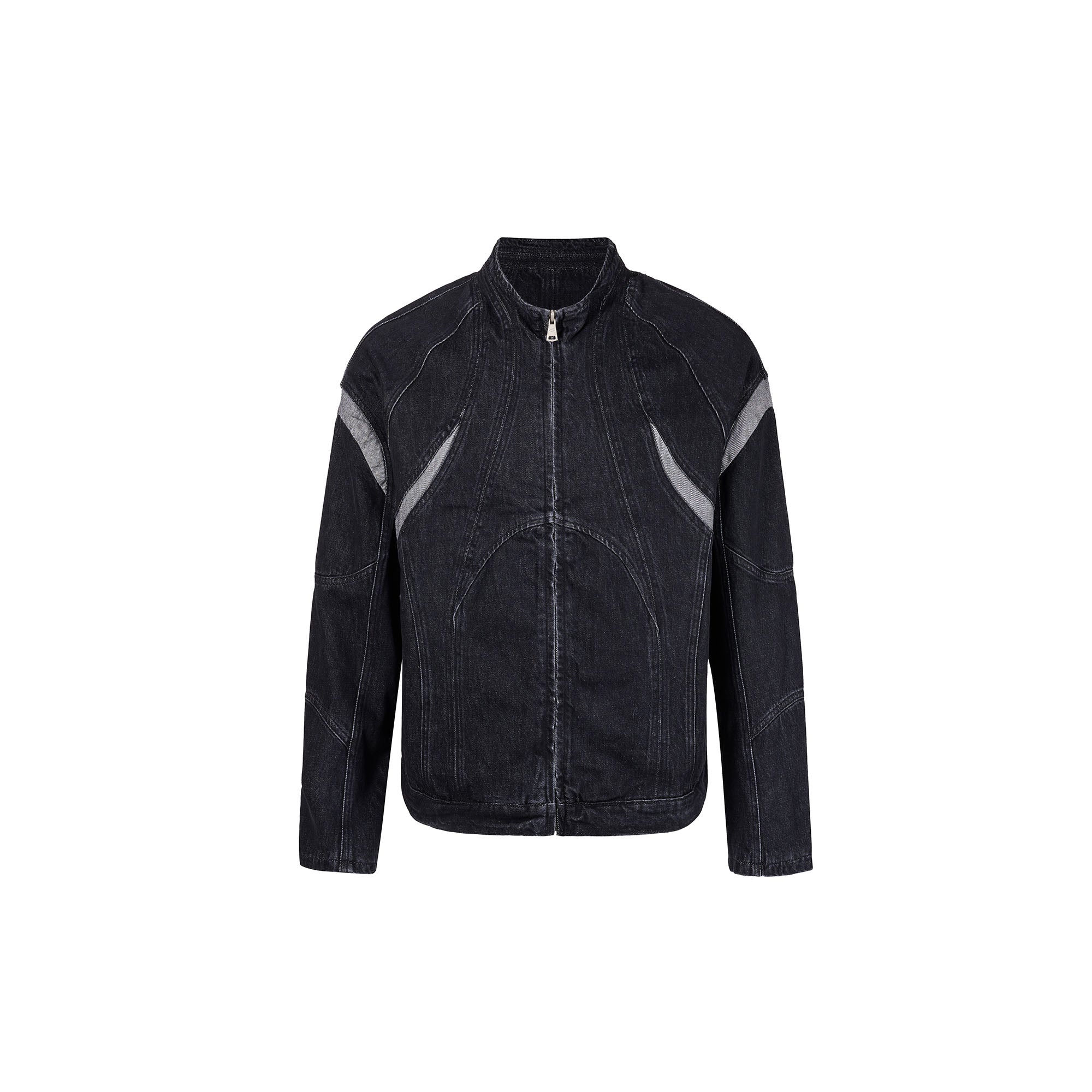 CATSSTAC Contrast Panel Denim Jacket, premium urban and streetwear designers apparel on PROJECTISR.com, CATSSTAC