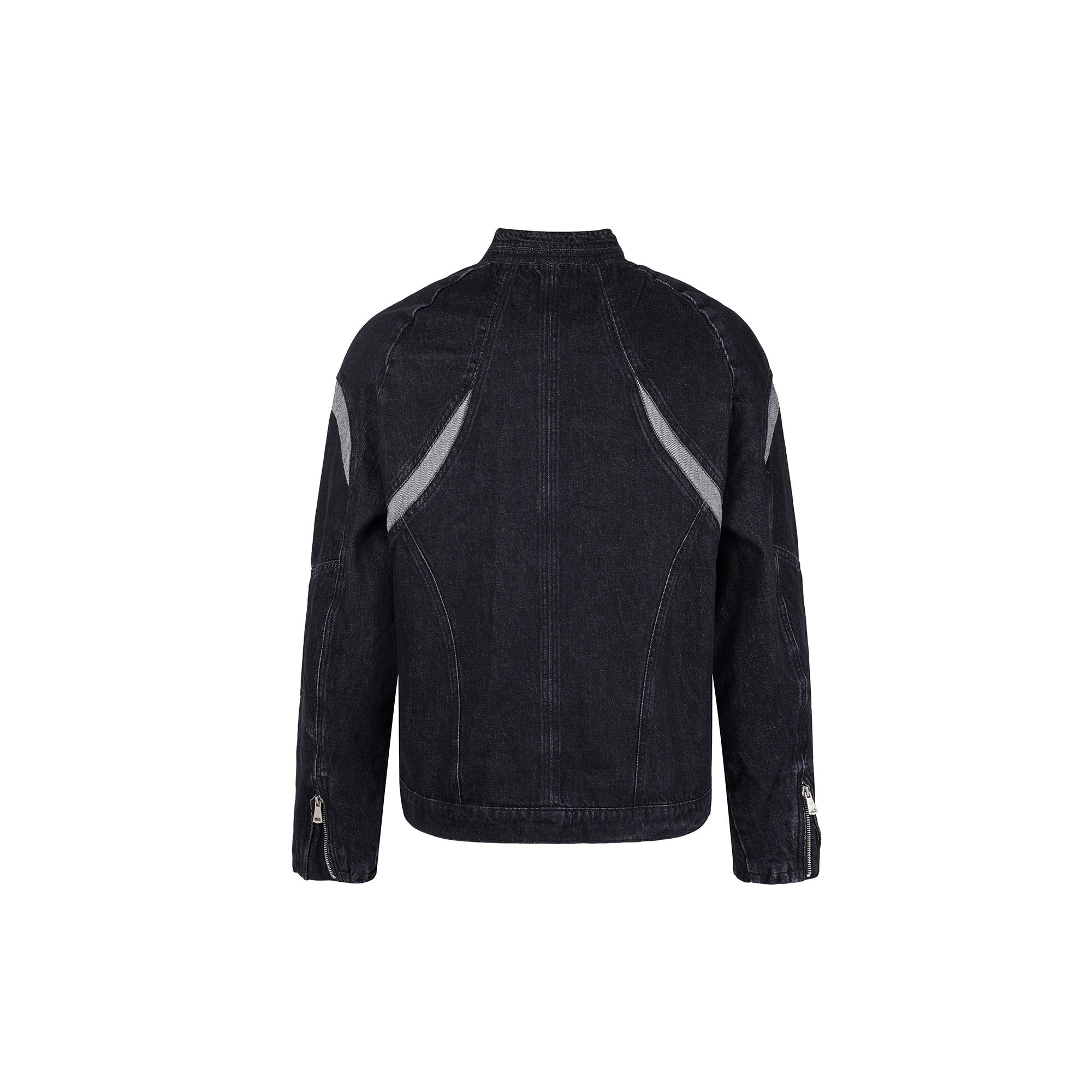 CATSSTAC Contrast Panel Denim Jacket, premium urban and streetwear designers apparel on PROJECTISR.com, CATSSTAC