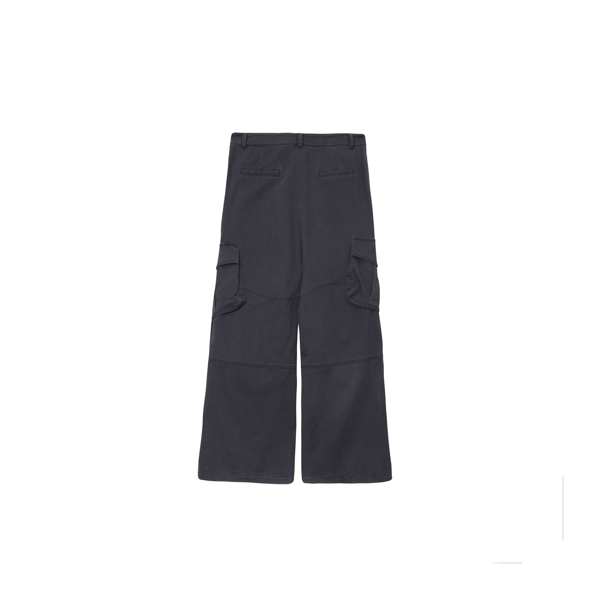 ERROR CODE ROBOT Pleated Knee Slant-Pockets Cargo Pants