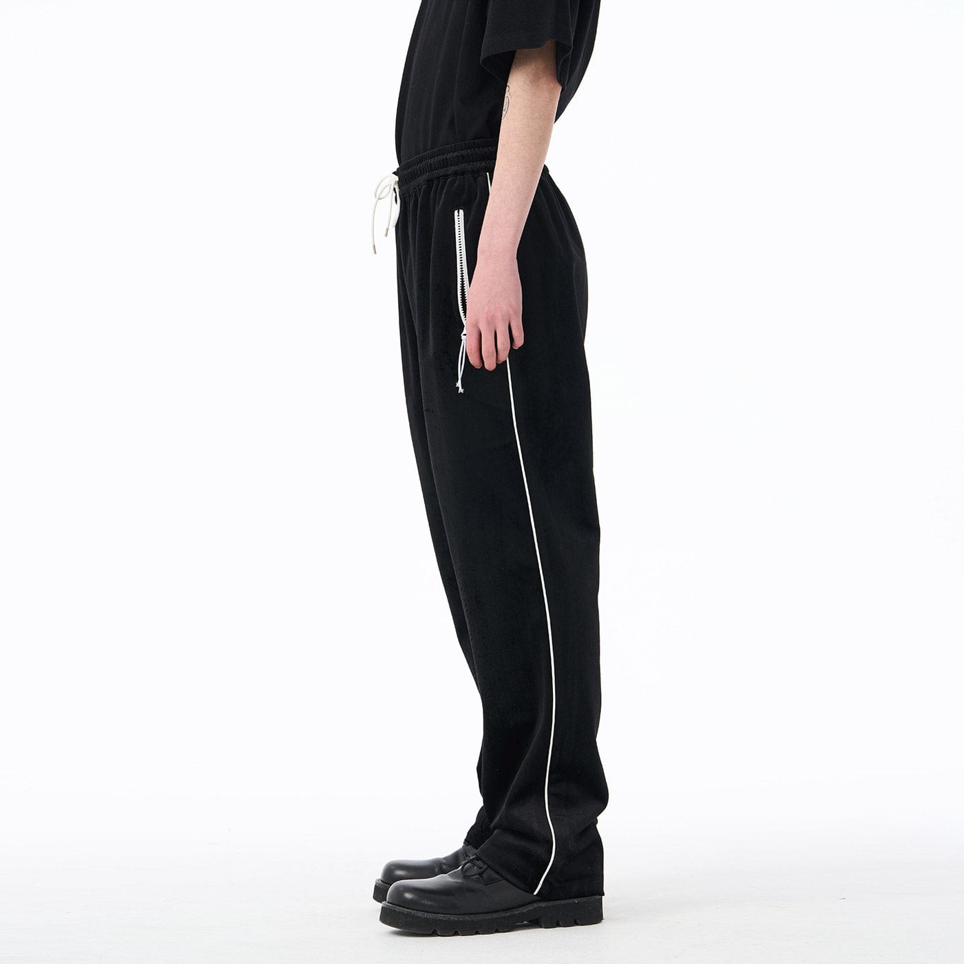EPIC POETRY Velour Straight Pants, premium urban and streetwear designers apparel on PROJECTISR.com, EPIC POETRY