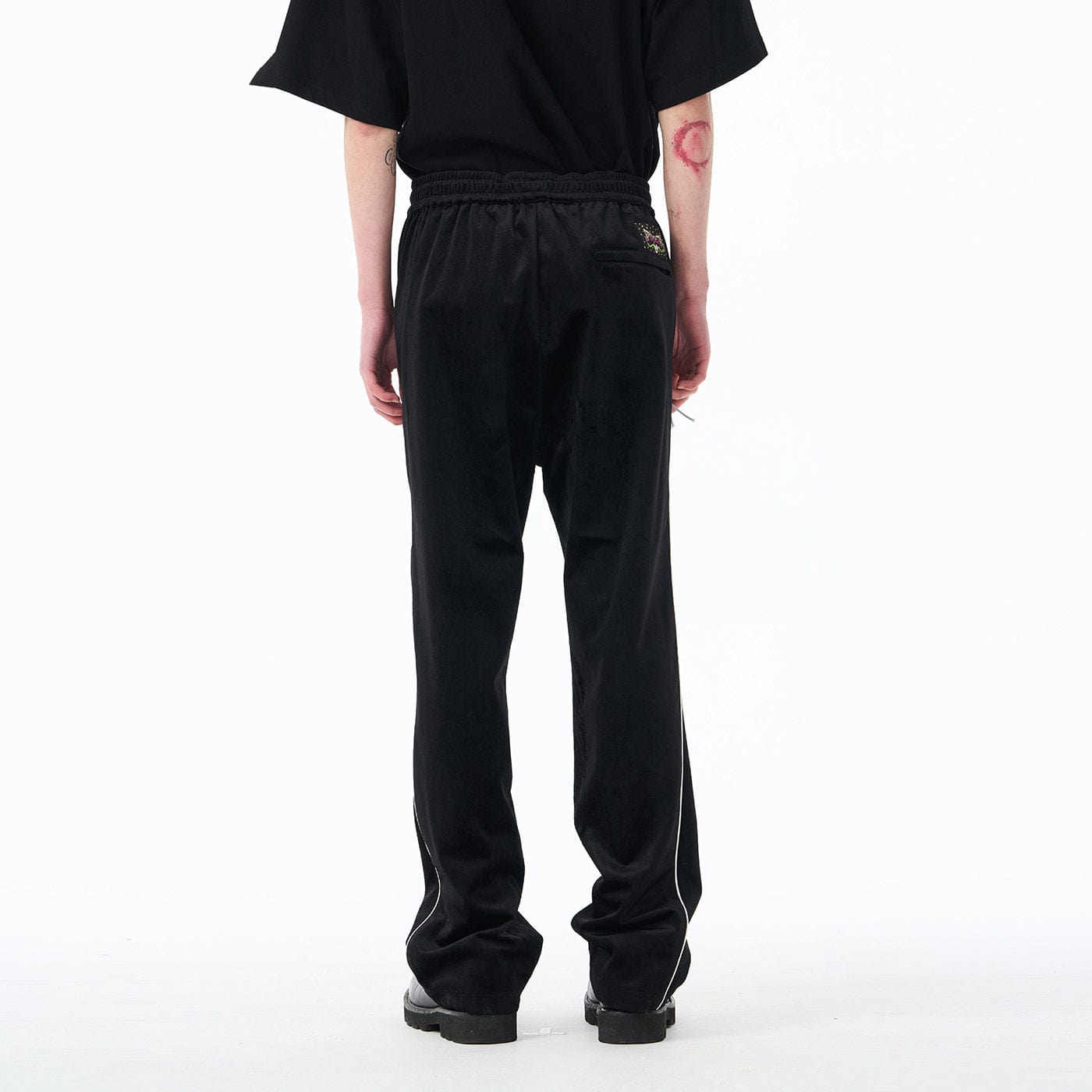 EPIC POETRY Velour Straight Pants, premium urban and streetwear designers apparel on PROJECTISR.com, EPIC POETRY
