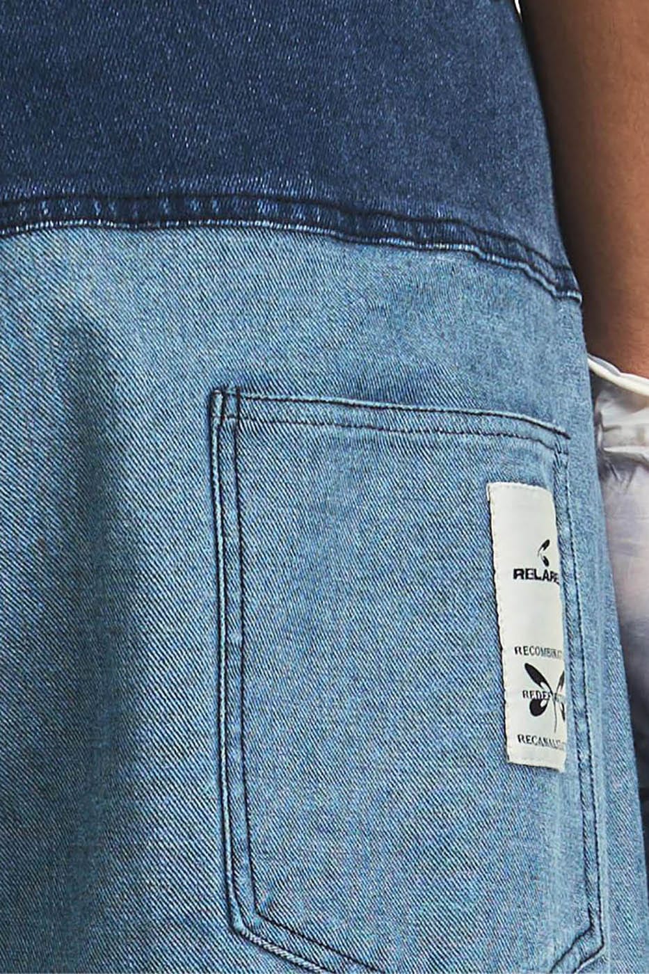 RELABEL Deconstructed Washed Frayed Jeans, premium urban and streetwear designers apparel on PROJECTISR.com, RELABEL