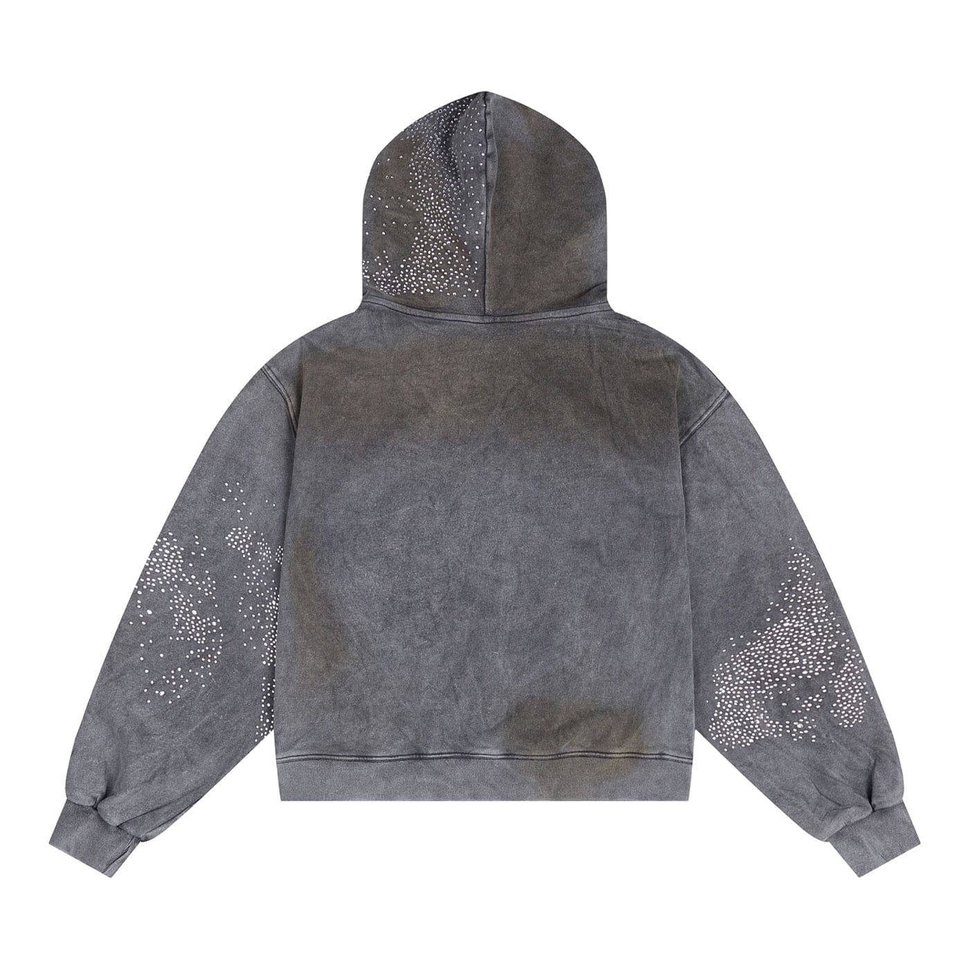 DND4DES Diamond Distressed Zip-Up Hoodie, premium urban and streetwear designers apparel on PROJECTISR.com, DND4DES