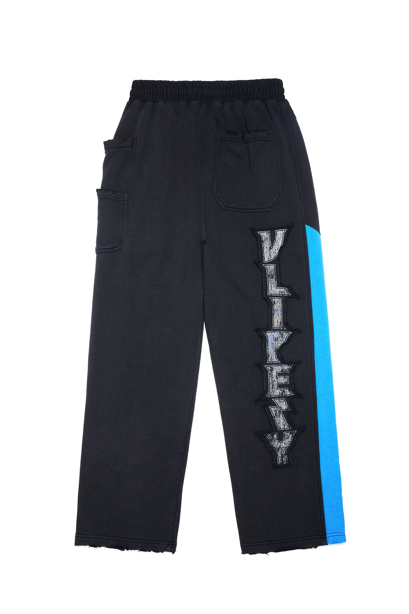 ULIPERY Asymmetric Striped LOGO Sweatpants