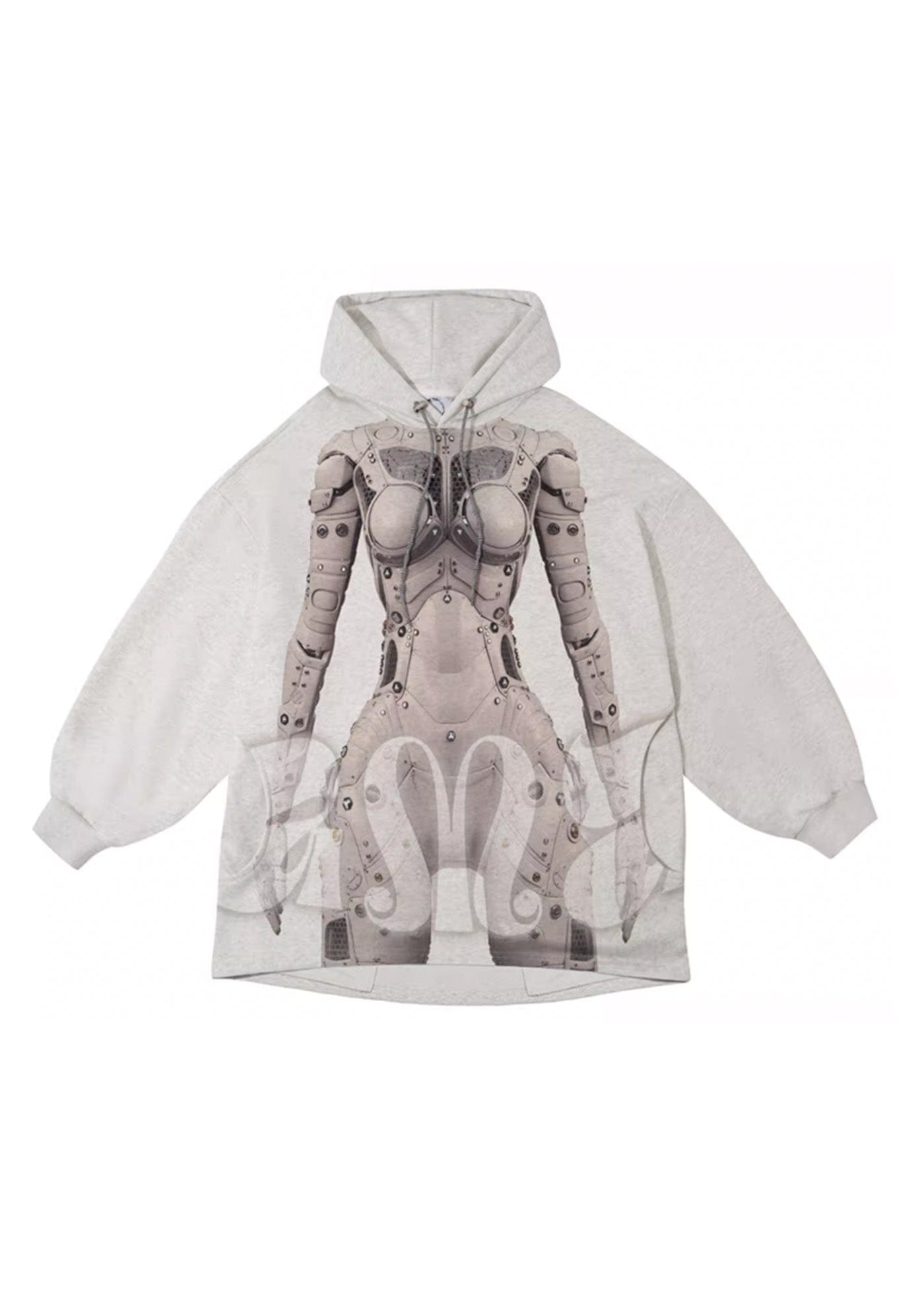 DAMAGE ASIA Ex Machina Graphics Oversized Hoodie, premium urban and streetwear designers apparel on PROJECTISR.com, DAMAGE ASIA