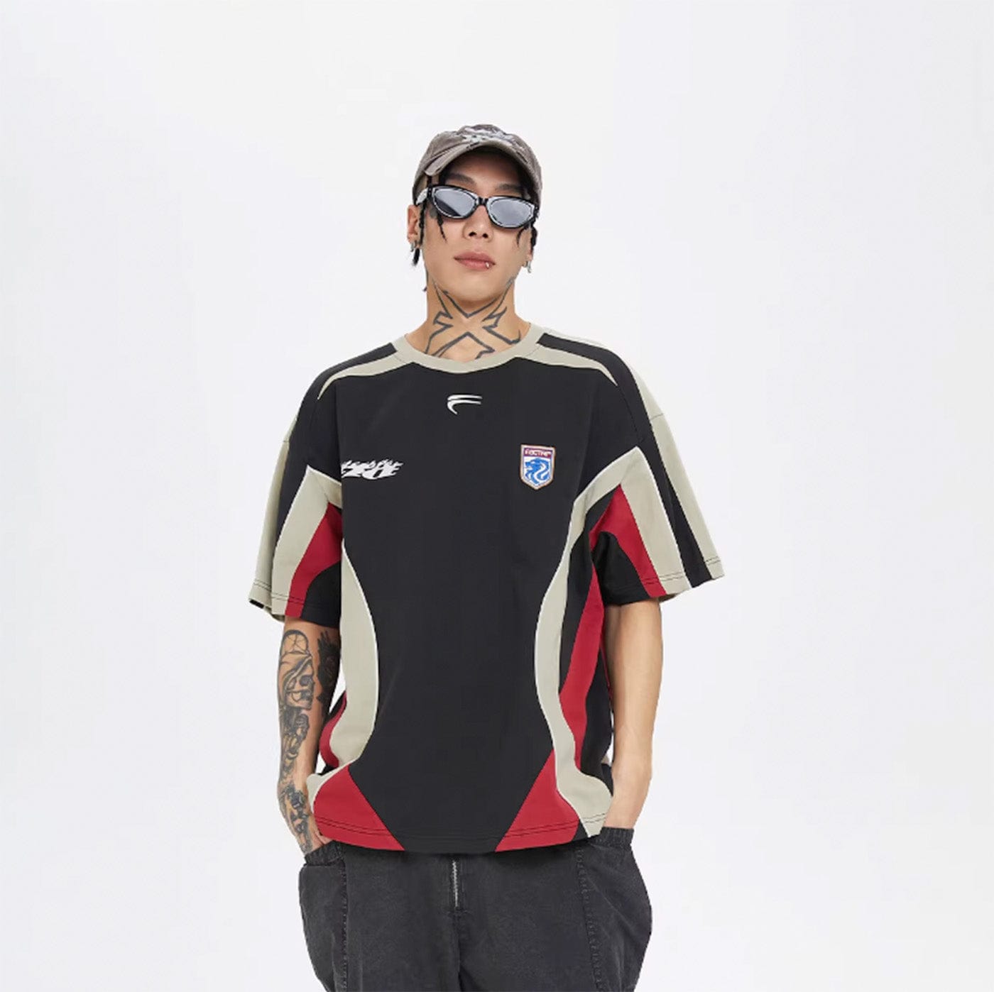 F2CE Racing Deconstructed LOGO Jersey, premium urban and streetwear designers apparel on PROJECTISR.com, F2CE