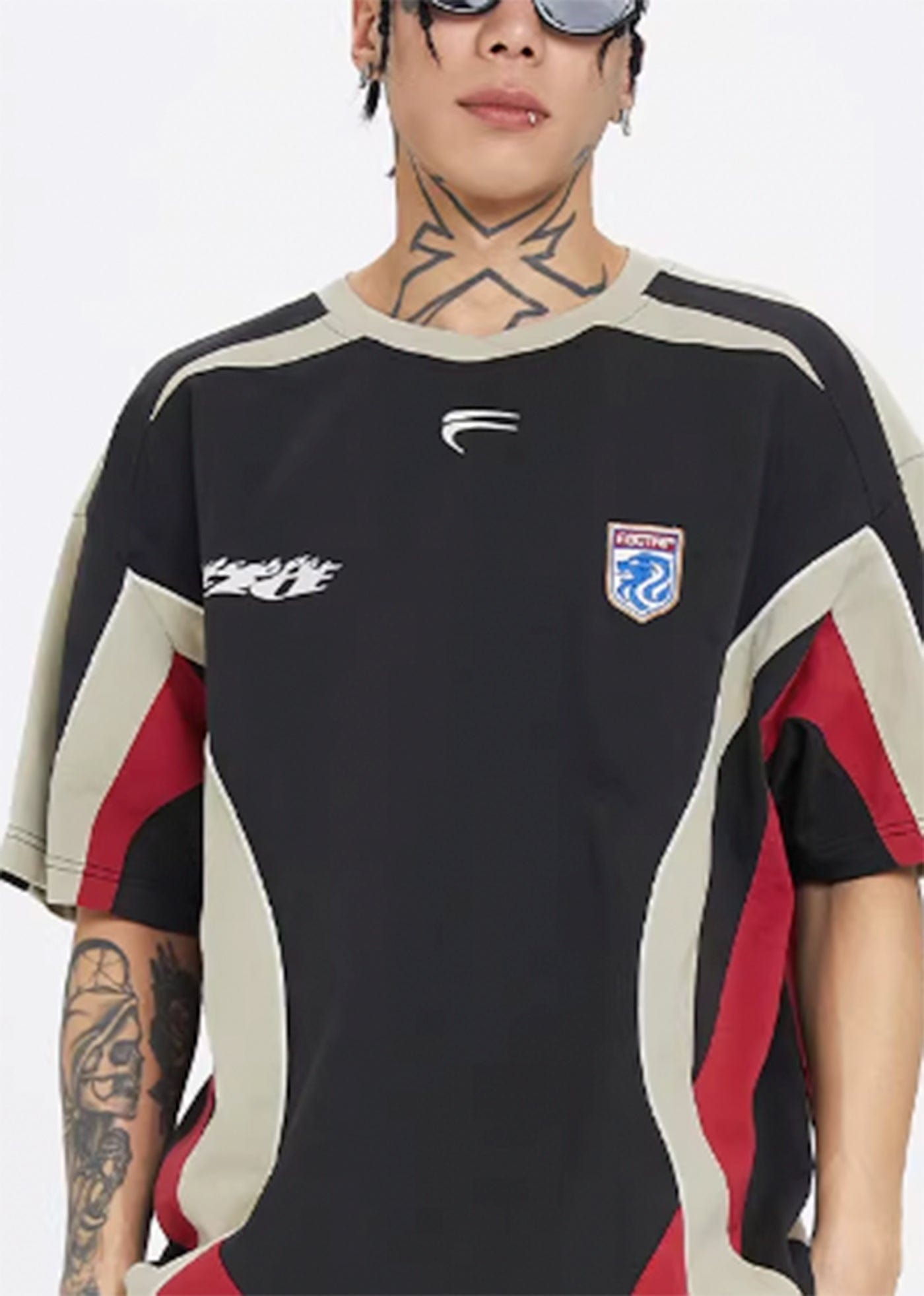F2CE Racing Deconstructed LOGO Jersey, premium urban and streetwear designers apparel on PROJECTISR.com, F2CE