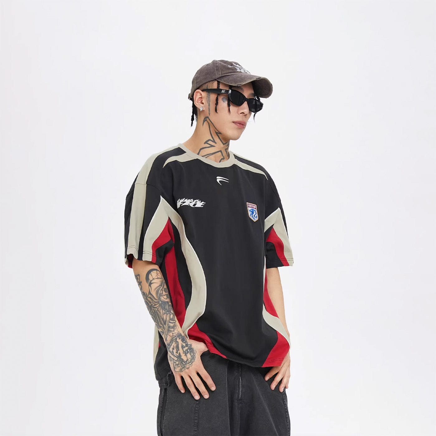 F2CE Racing Deconstructed LOGO Jersey, premium urban and streetwear designers apparel on PROJECTISR.com, F2CE