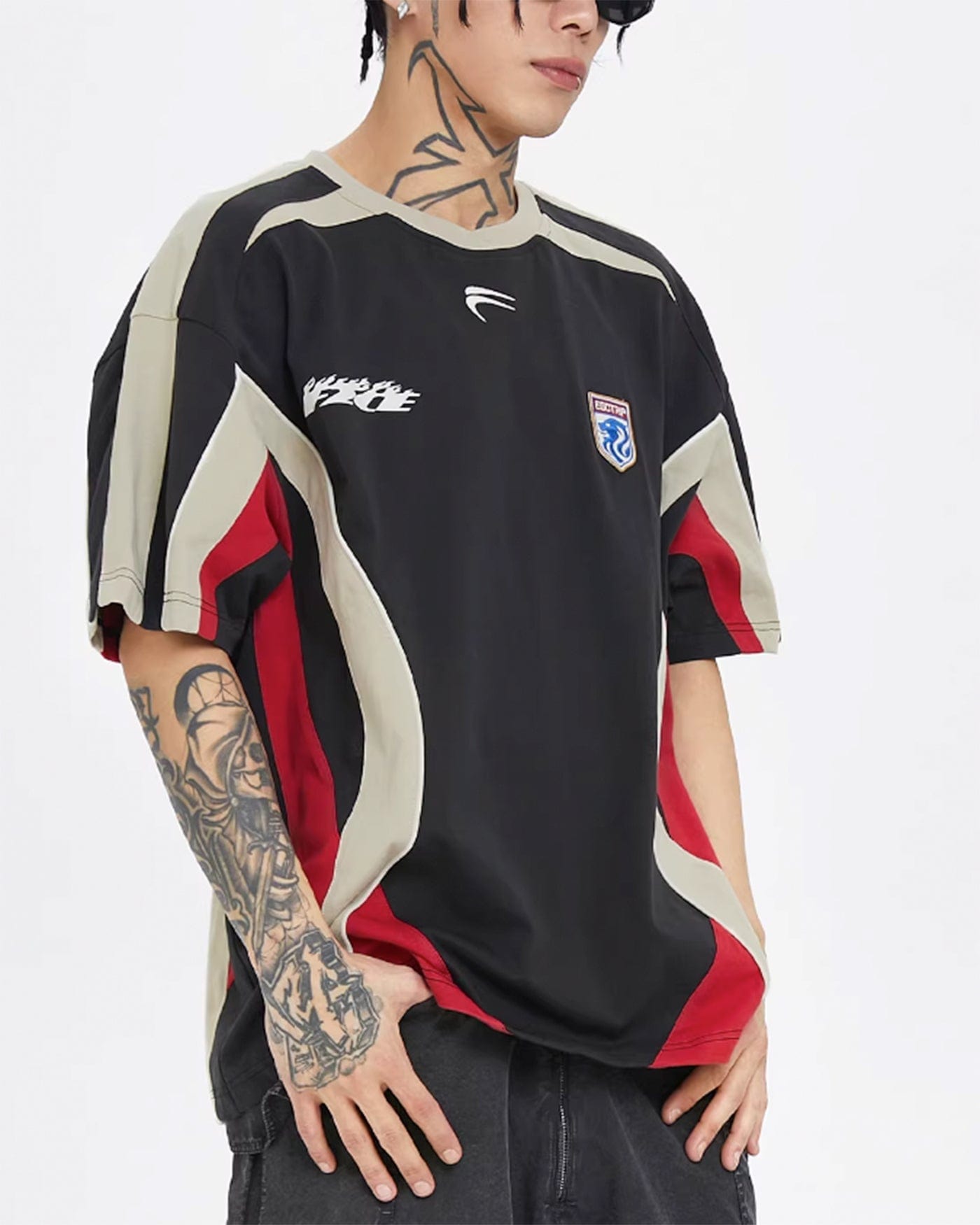 F2CE Racing Deconstructed LOGO Jersey, premium urban and streetwear designers apparel on PROJECTISR.com, F2CE