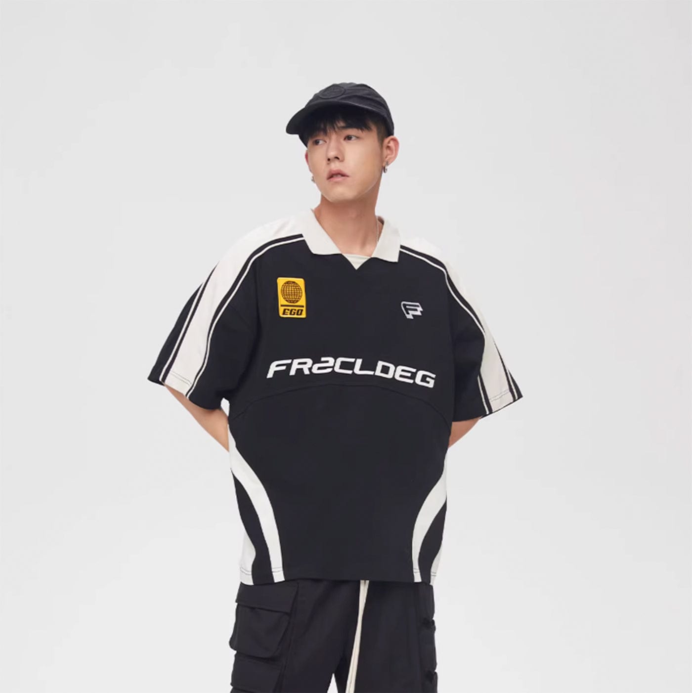 F2CE Retro Deconstructed Soccer Jersey, premium urban and streetwear designers apparel on PROJECTISR.com, F2CE