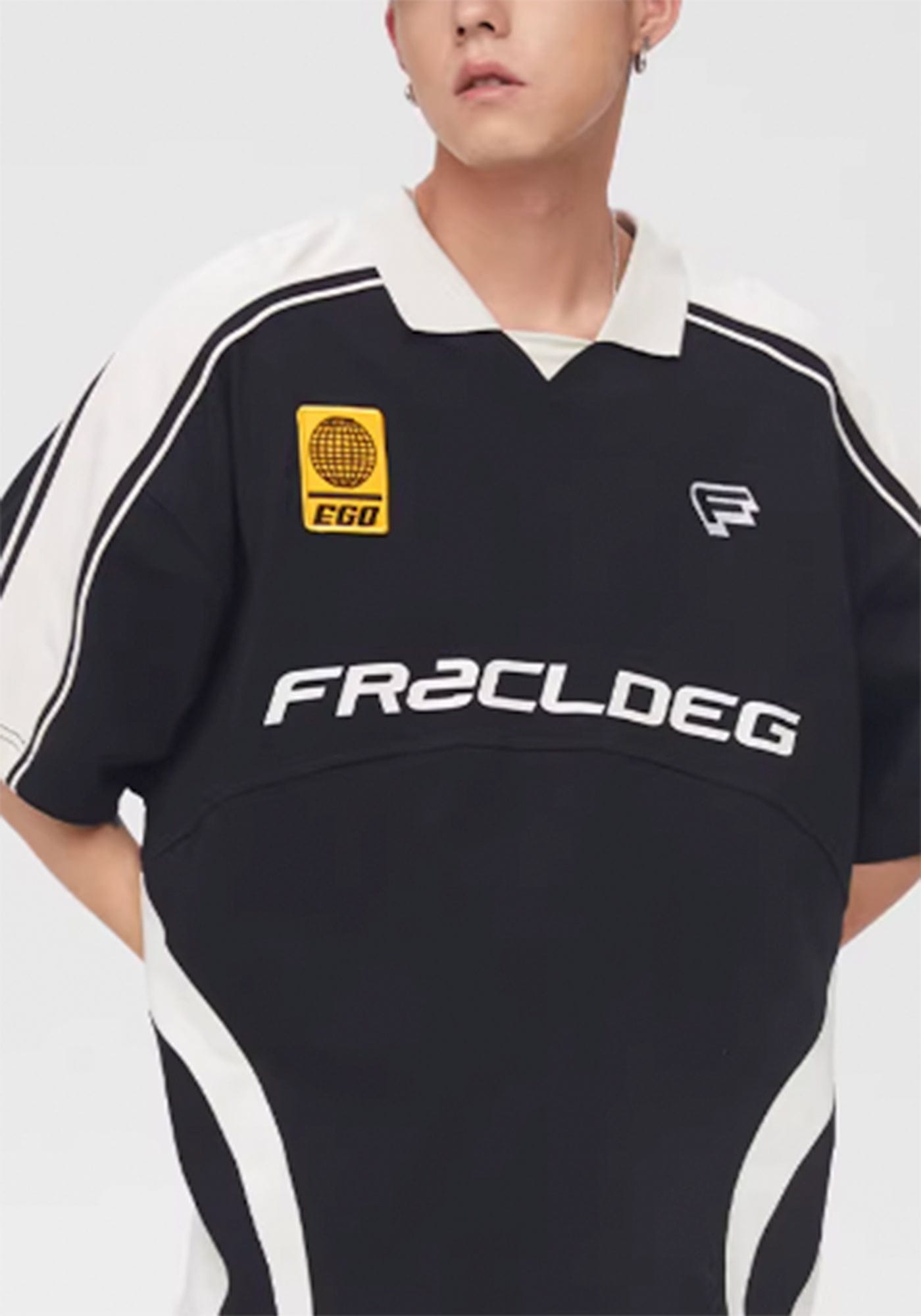 F2CE Retro Deconstructed Soccer Jersey, premium urban and streetwear designers apparel on PROJECTISR.com, F2CE
