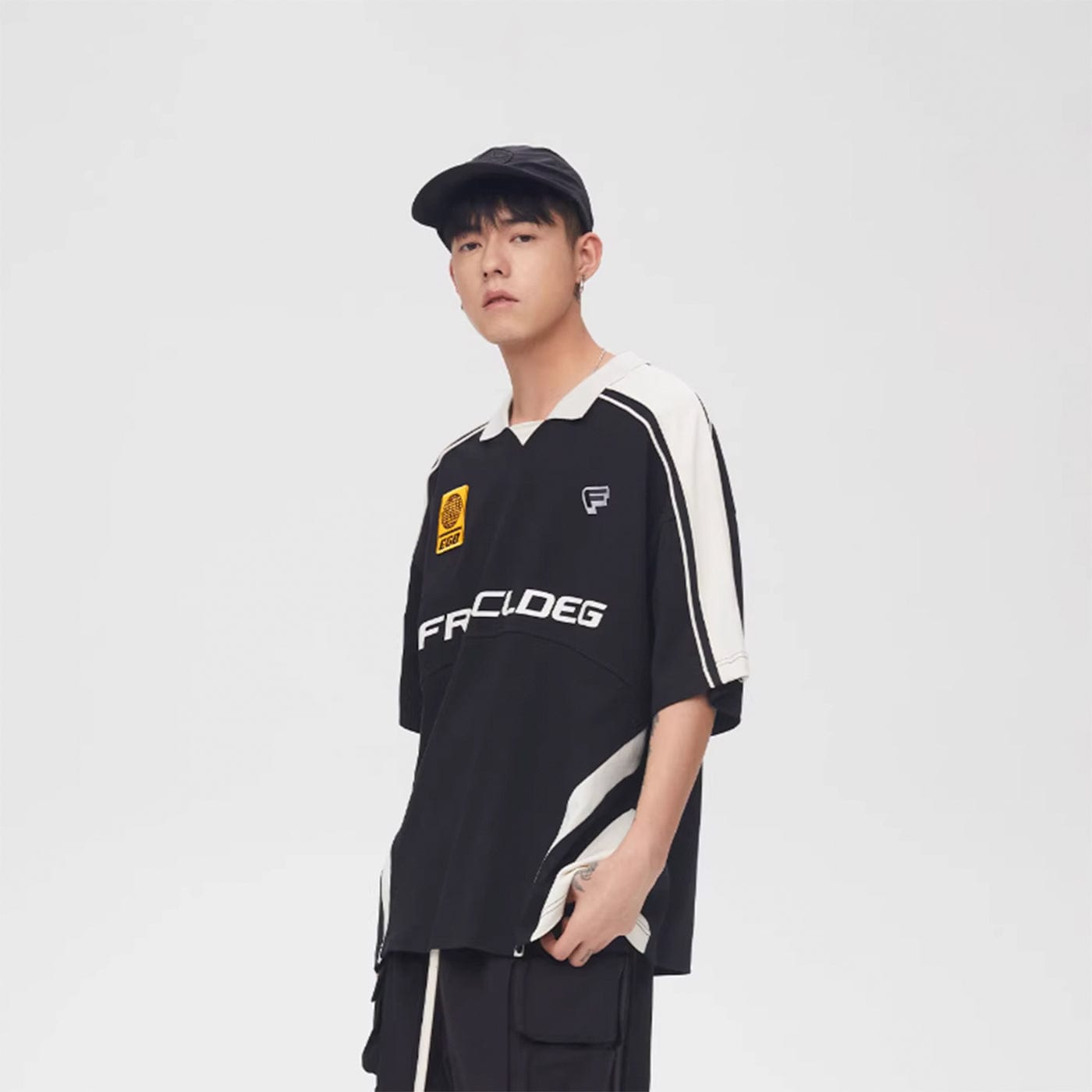 F2CE Retro Deconstructed Soccer Jersey, premium urban and streetwear designers apparel on PROJECTISR.com, F2CE