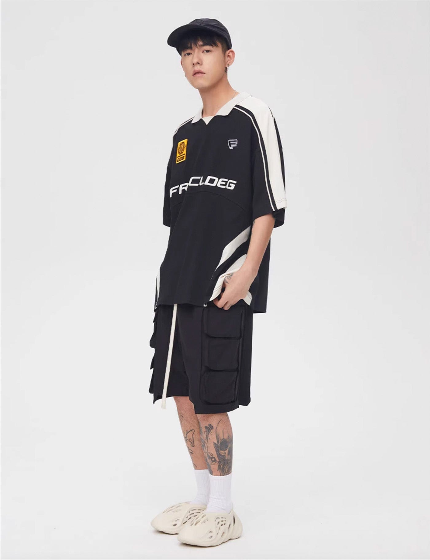 F2CE Retro Deconstructed Soccer Jersey, premium urban and streetwear designers apparel on PROJECTISR.com, F2CE