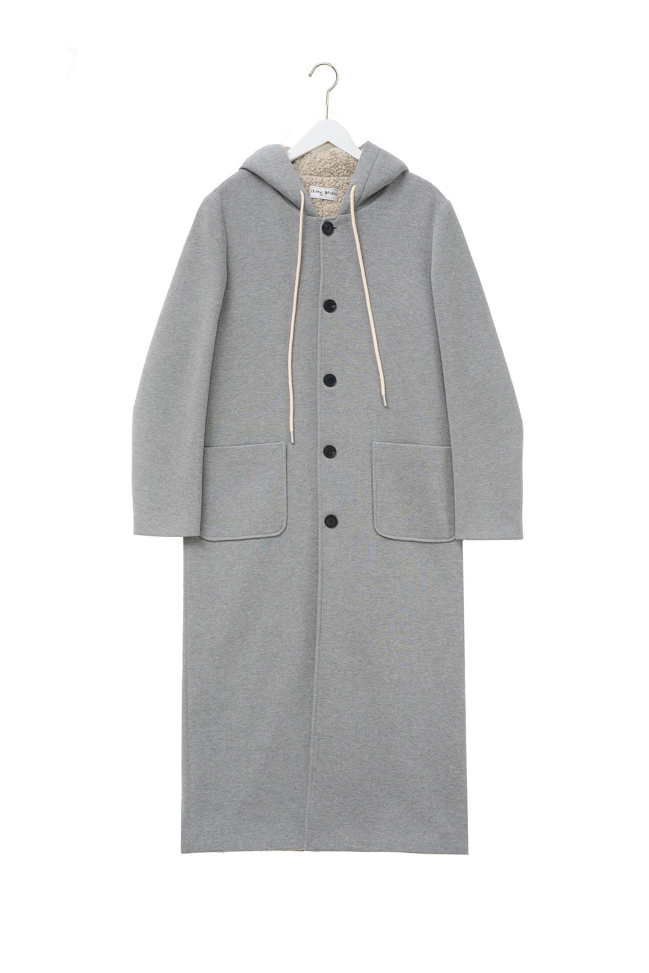 OUYANG WENJUN Essential Sherpa Hood Longline Coat