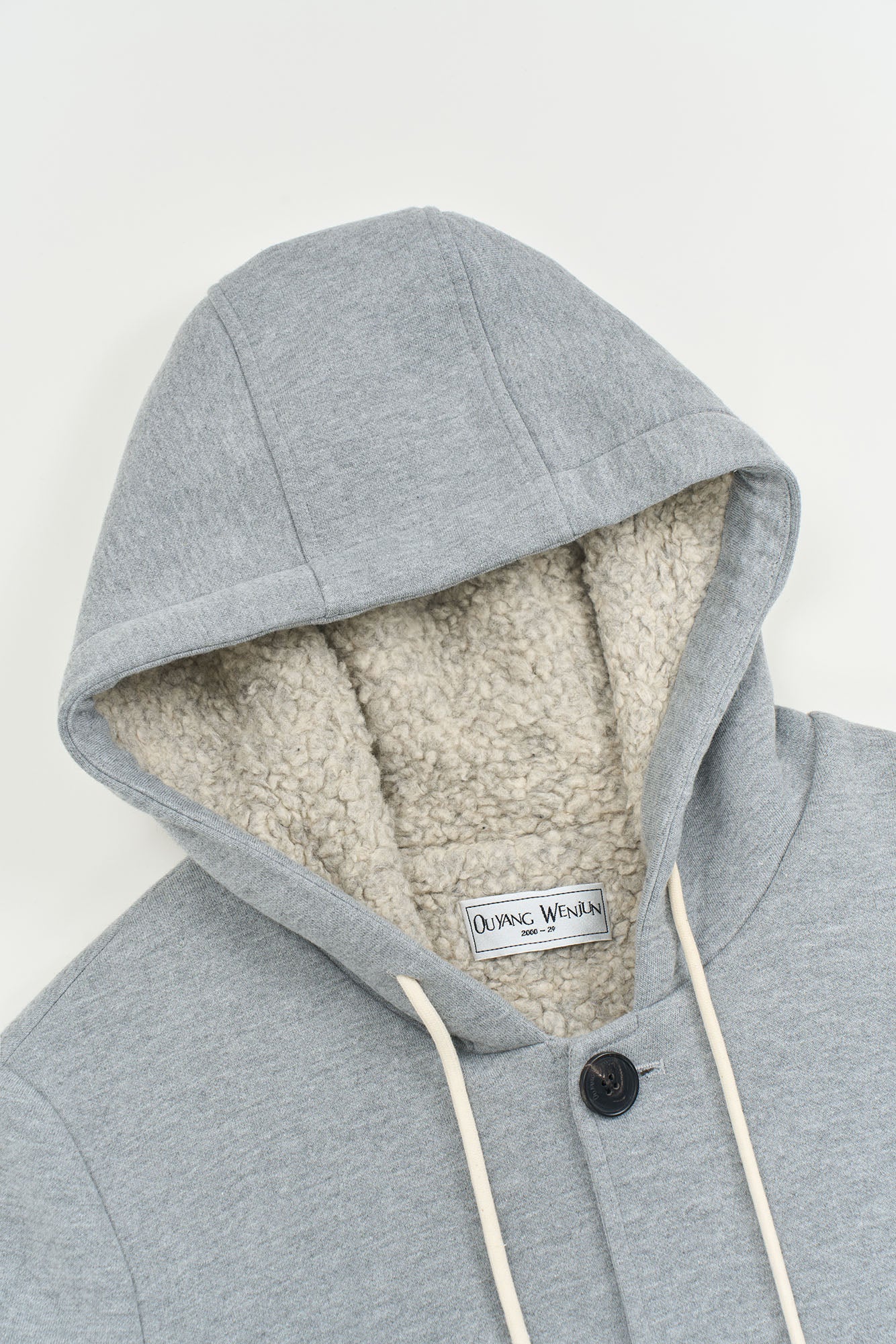 OUYANG WENJUN Essential Sherpa Hood Longline Coat