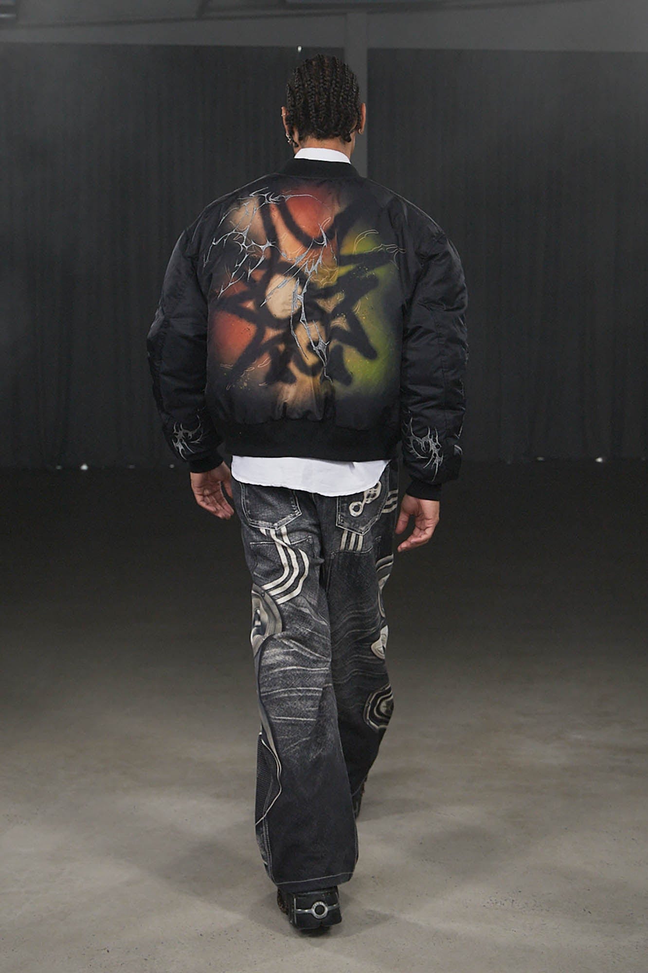 DND4DES Sound System Straight-Leg Pants Black, premium urban and streetwear designers apparel on PROJECTISR.com, DND4DES